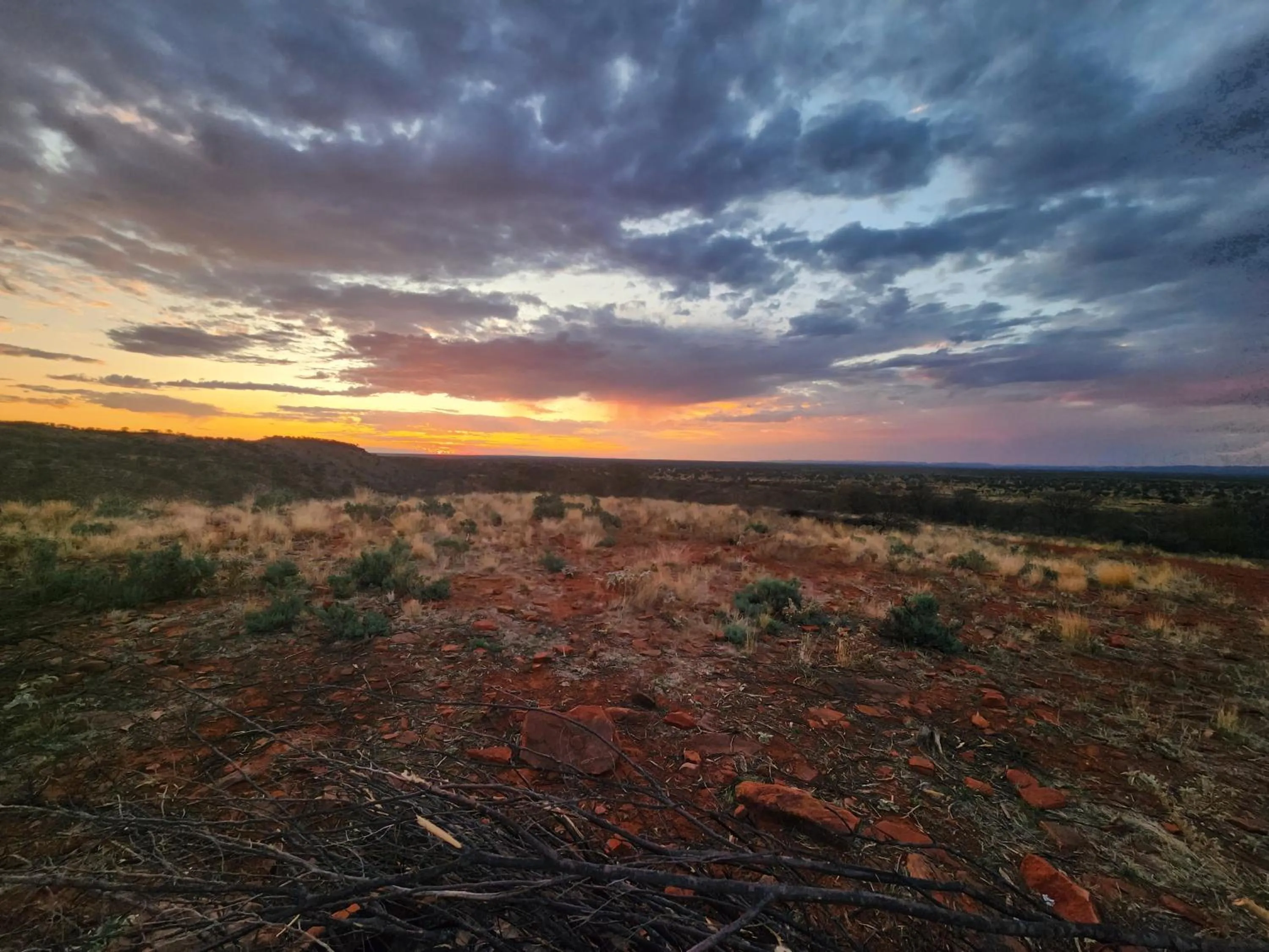 Natural landscape in Ooraminna Homestead
