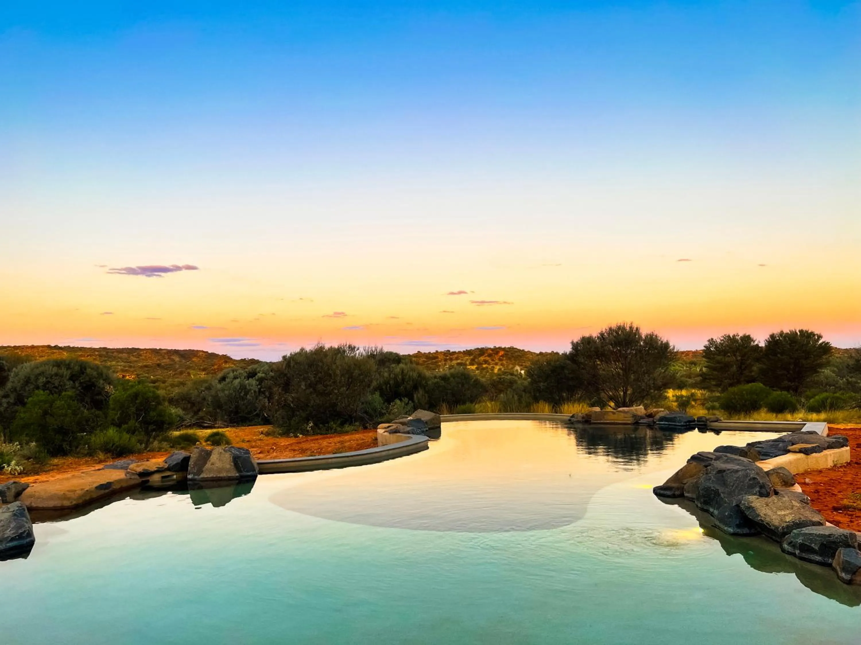 Swimming pool in Ooraminna Homestead