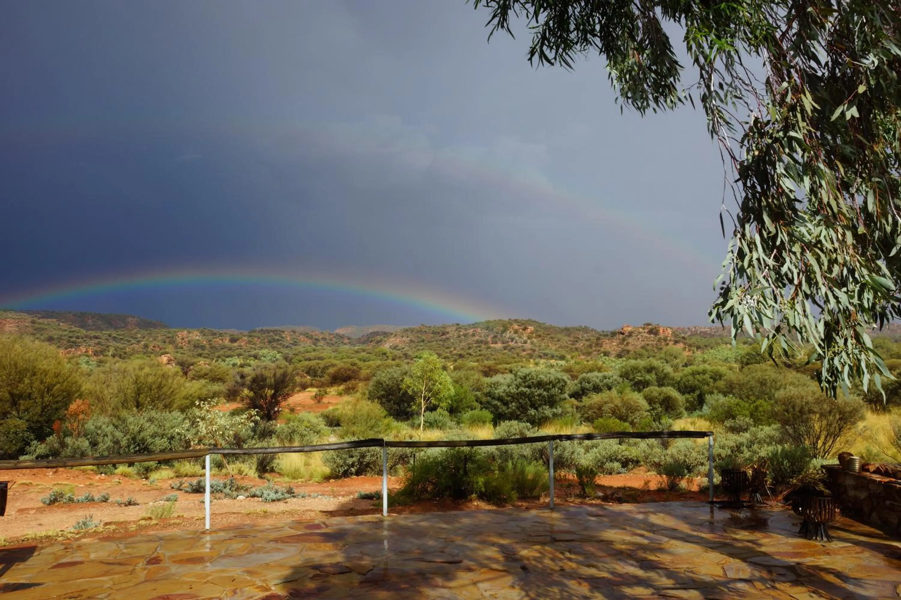 Natural landscape in Ooraminna Homestead