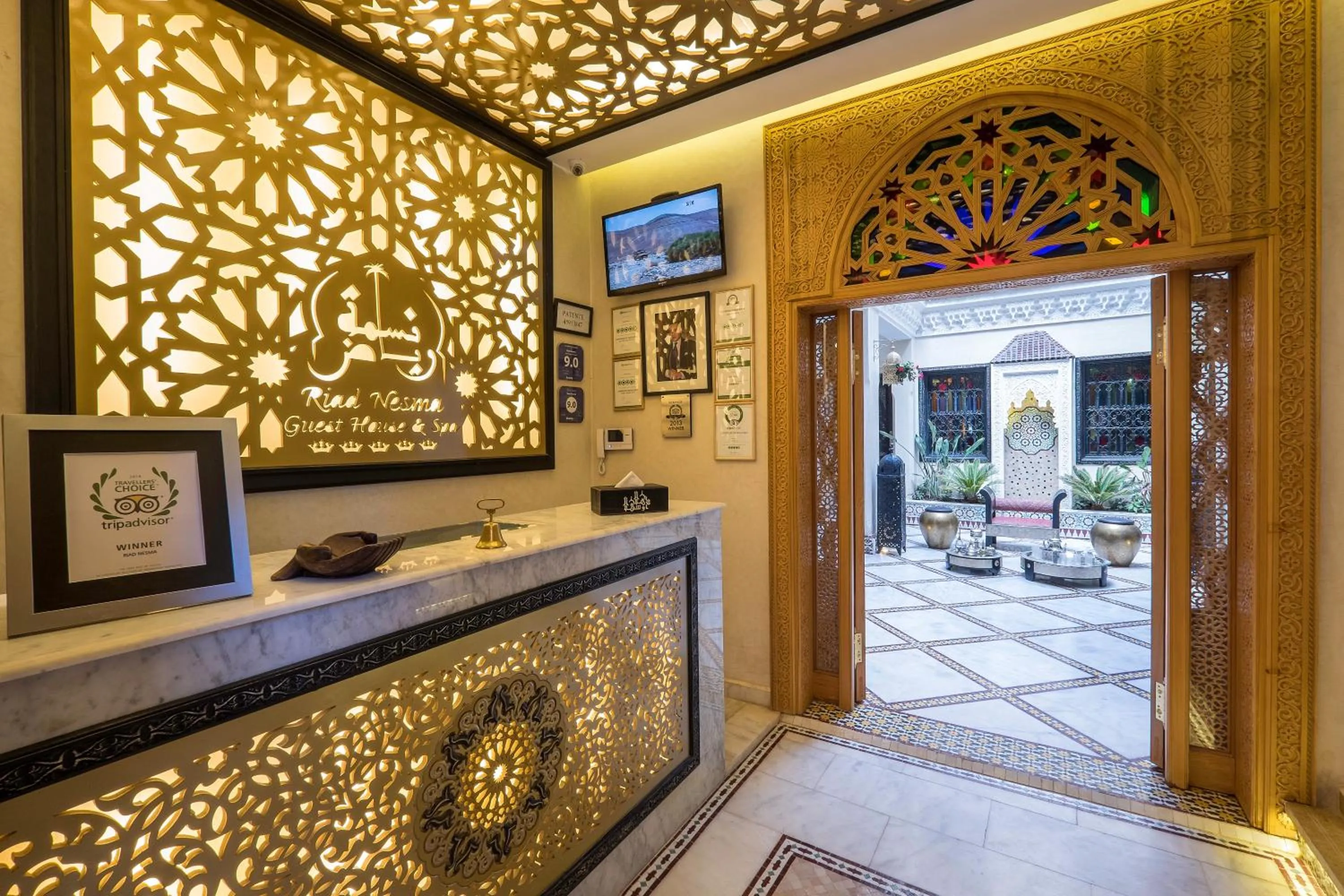 Lobby or reception in Riad Nesma Suites & Spa