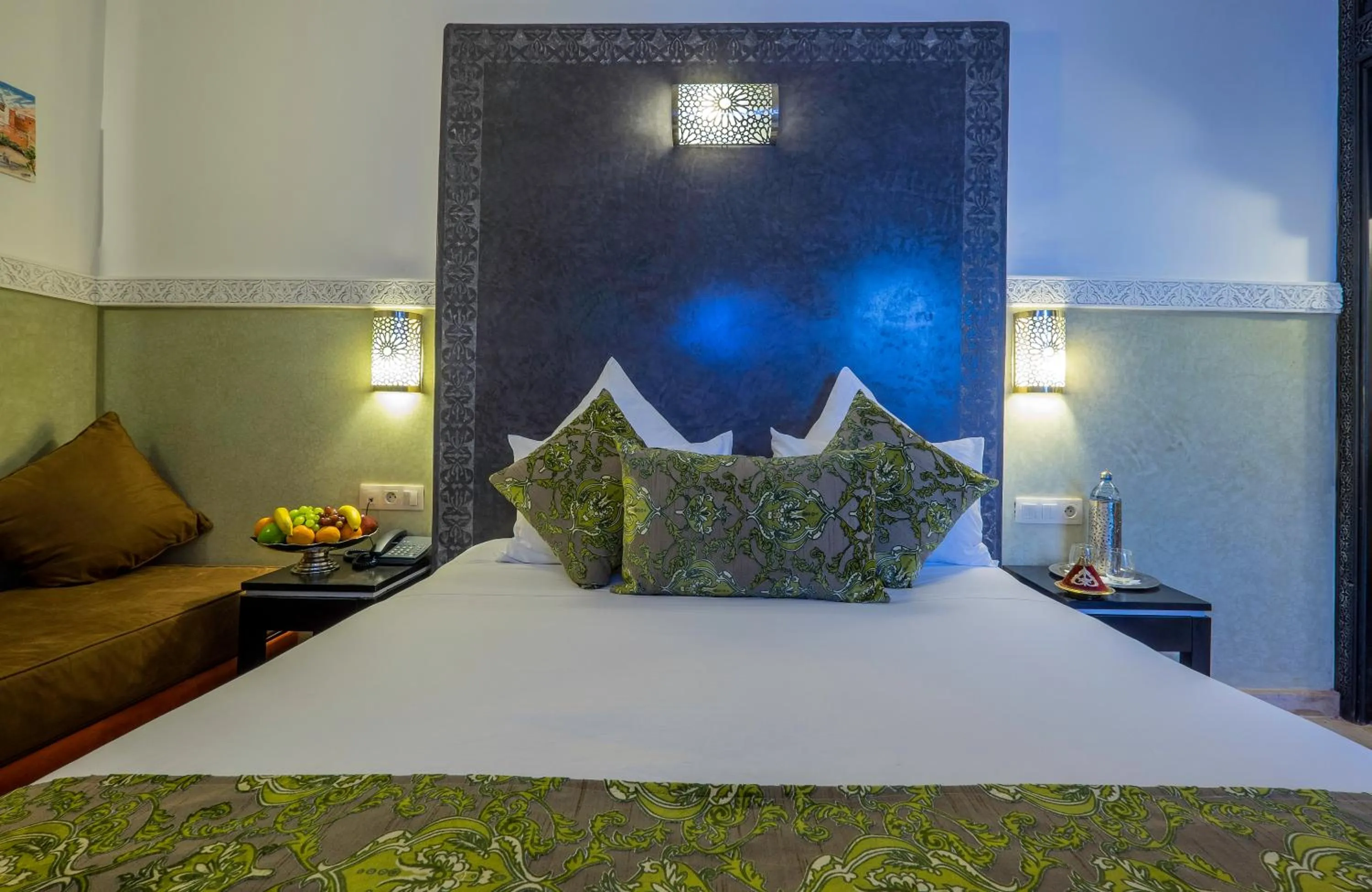 Bed in Riad Nesma Suites & Spa
