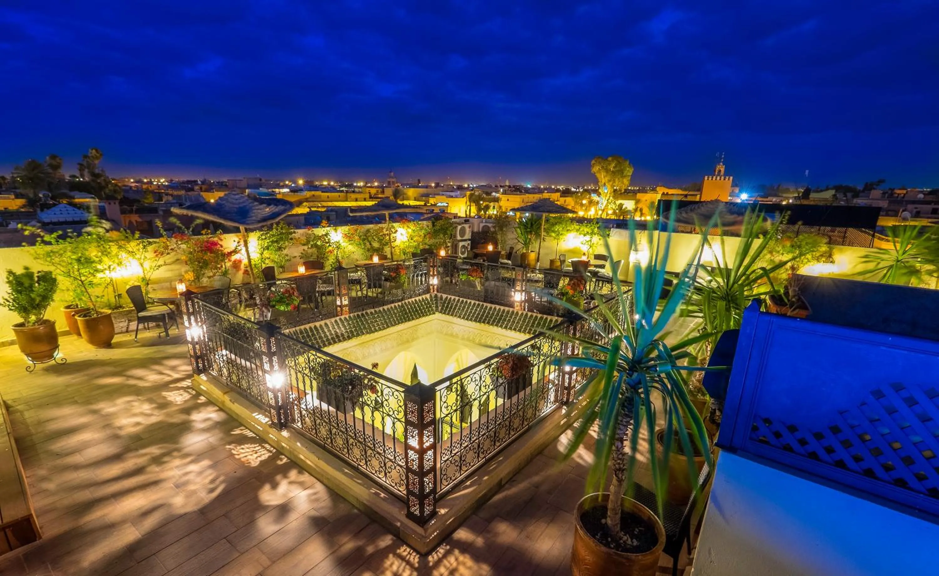 Patio in Riad Nesma Suites & Spa