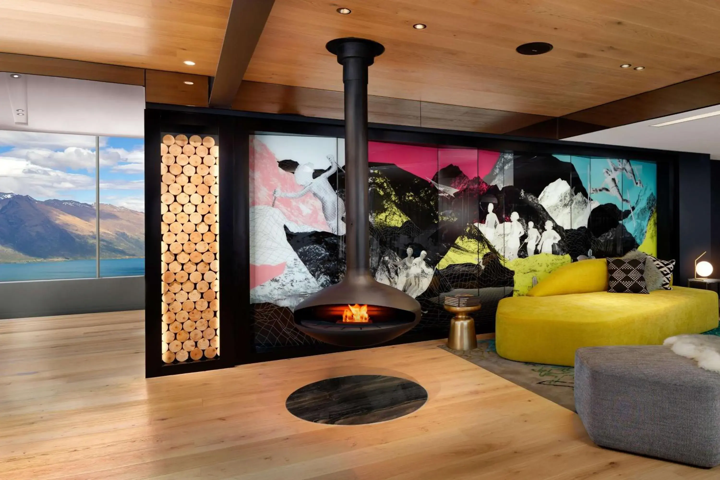 Lobby or reception in QT Queenstown Lobby or reception in QT Queenstown