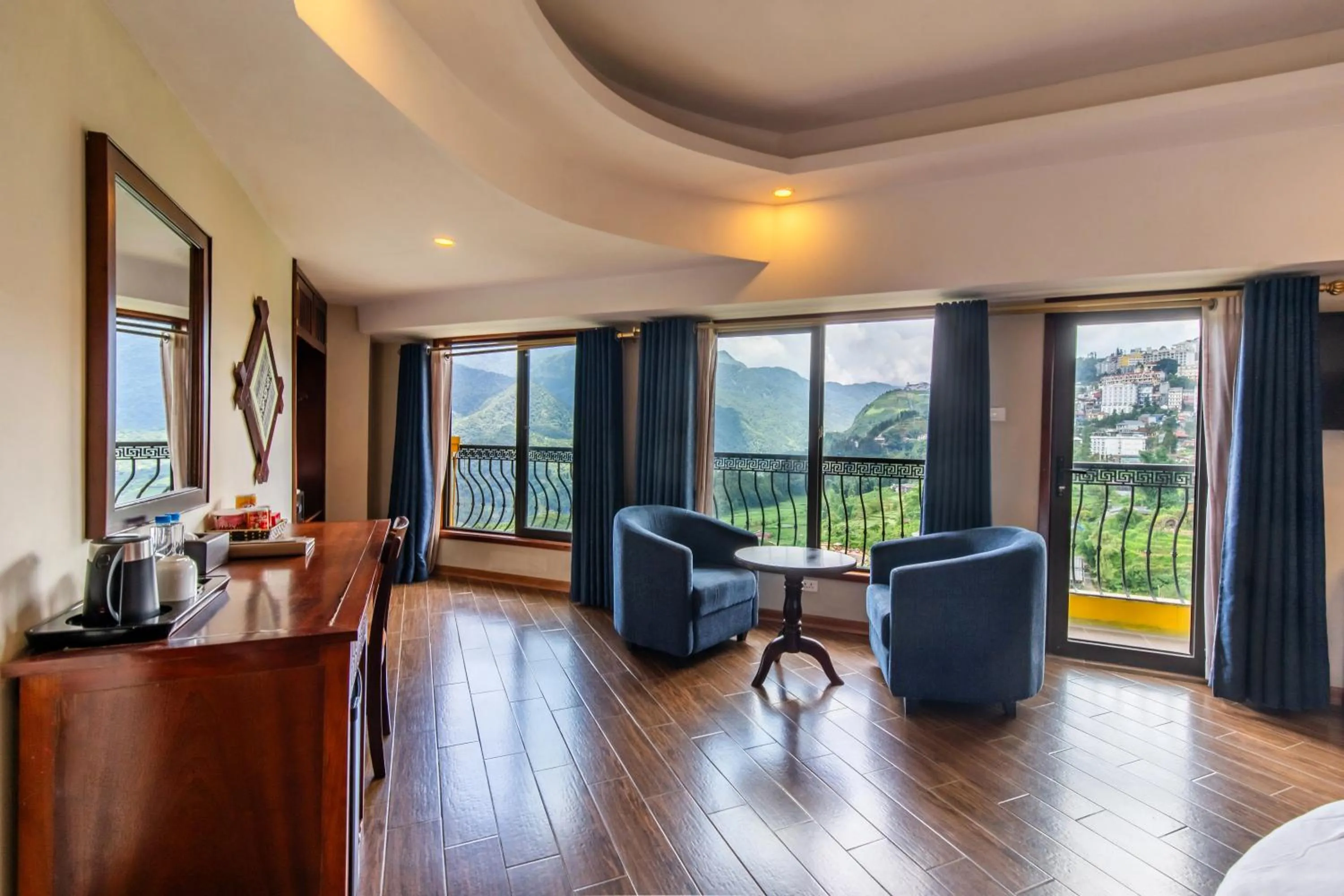 Photo of the whole room in Sapa Charm Hotel