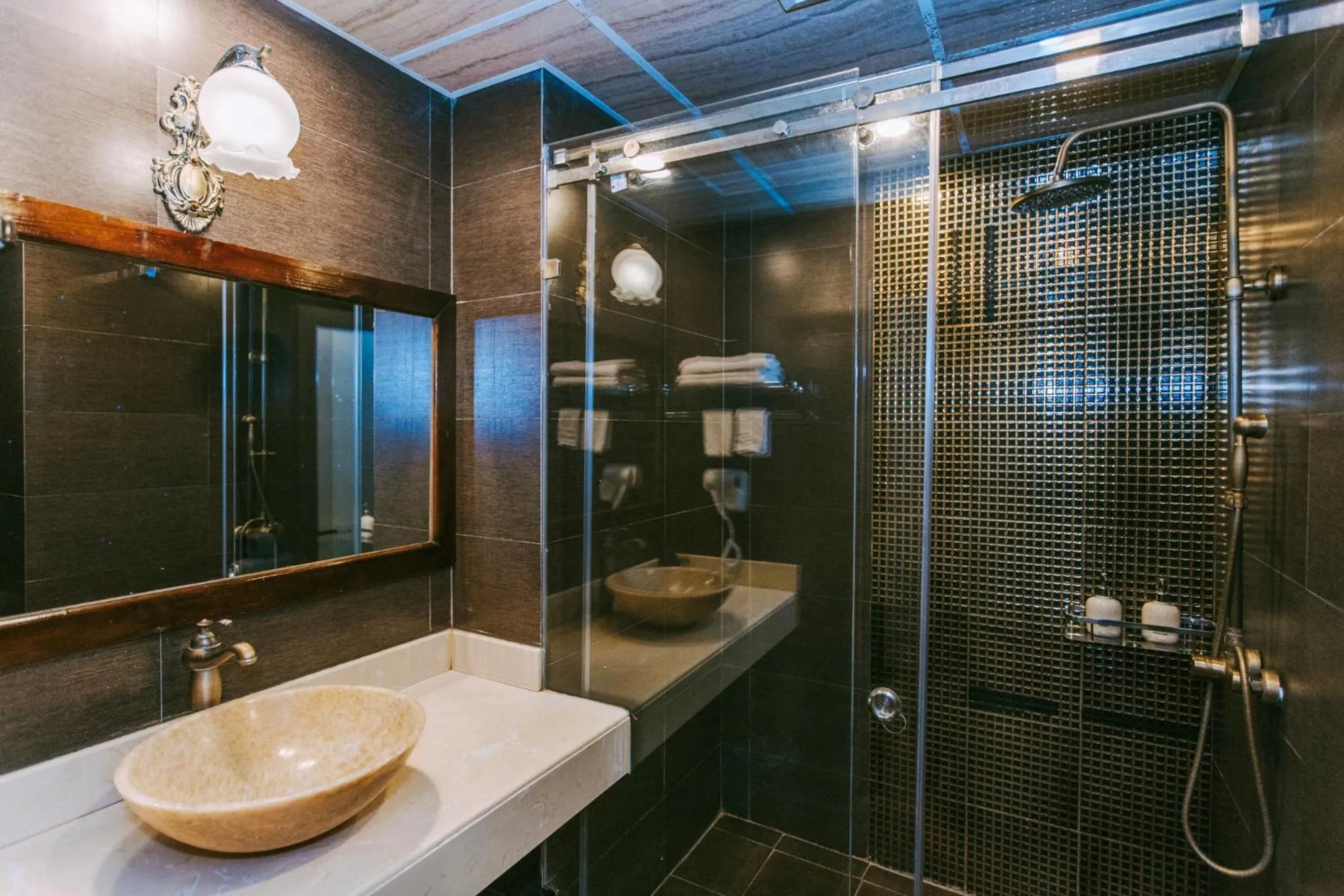Shower in Sapa Charm Hotel