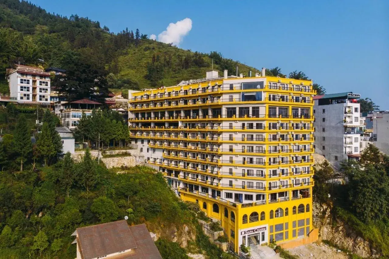 Property building in Sapa Charm Hotel Property building in Sapa Charm Hotel
