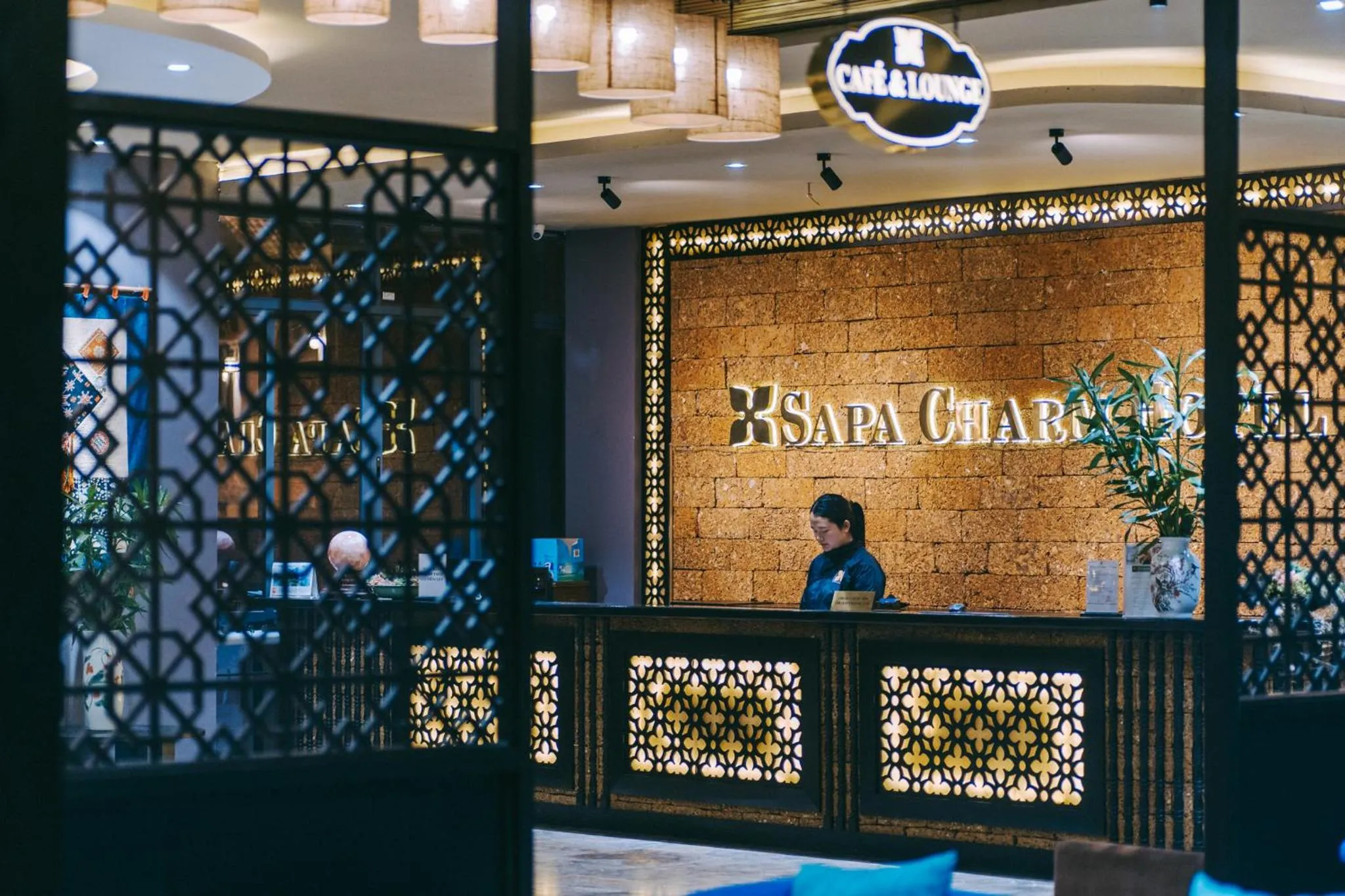 Lobby or reception in Sapa Charm Hotel