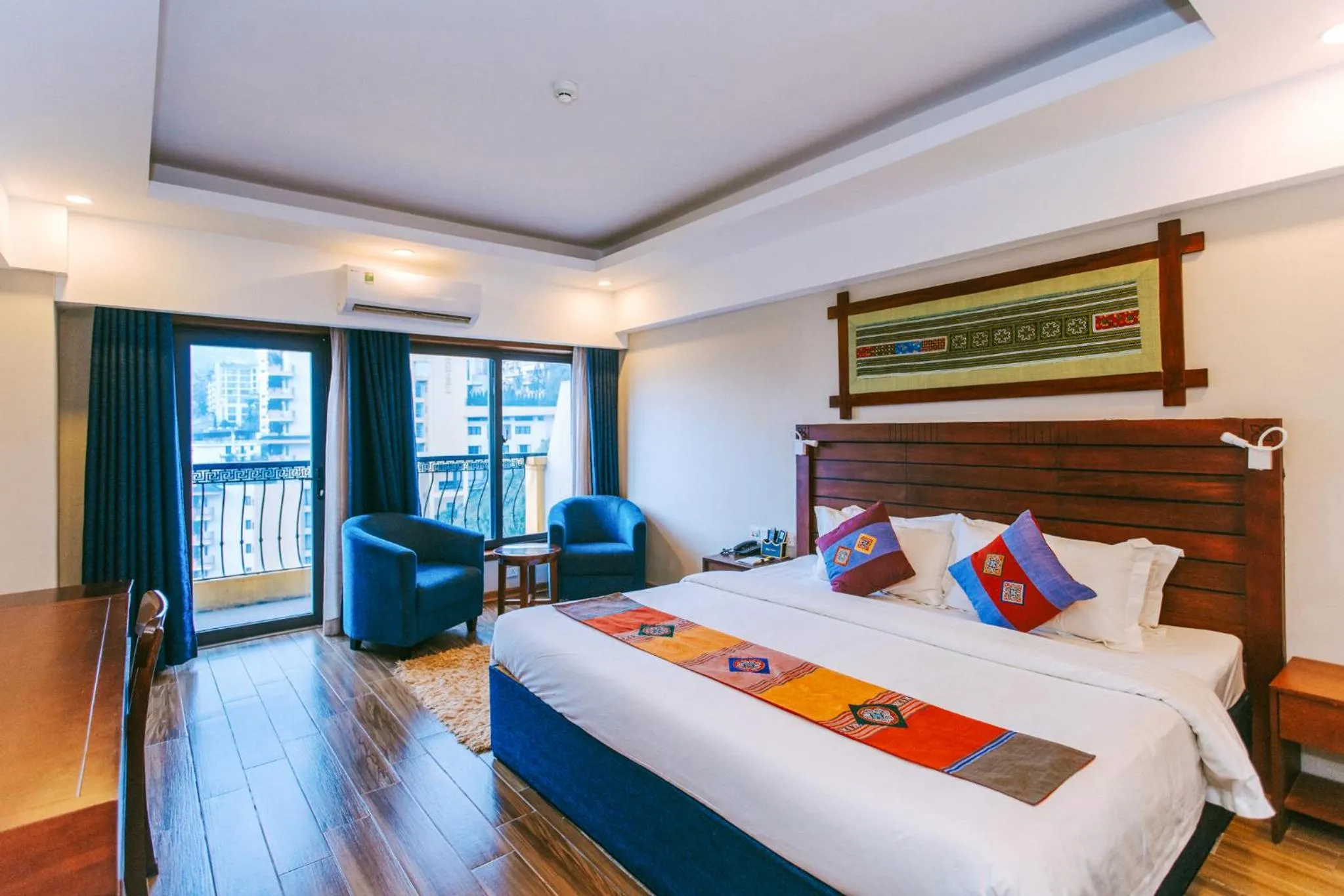 Bed in Sapa Charm Hotel