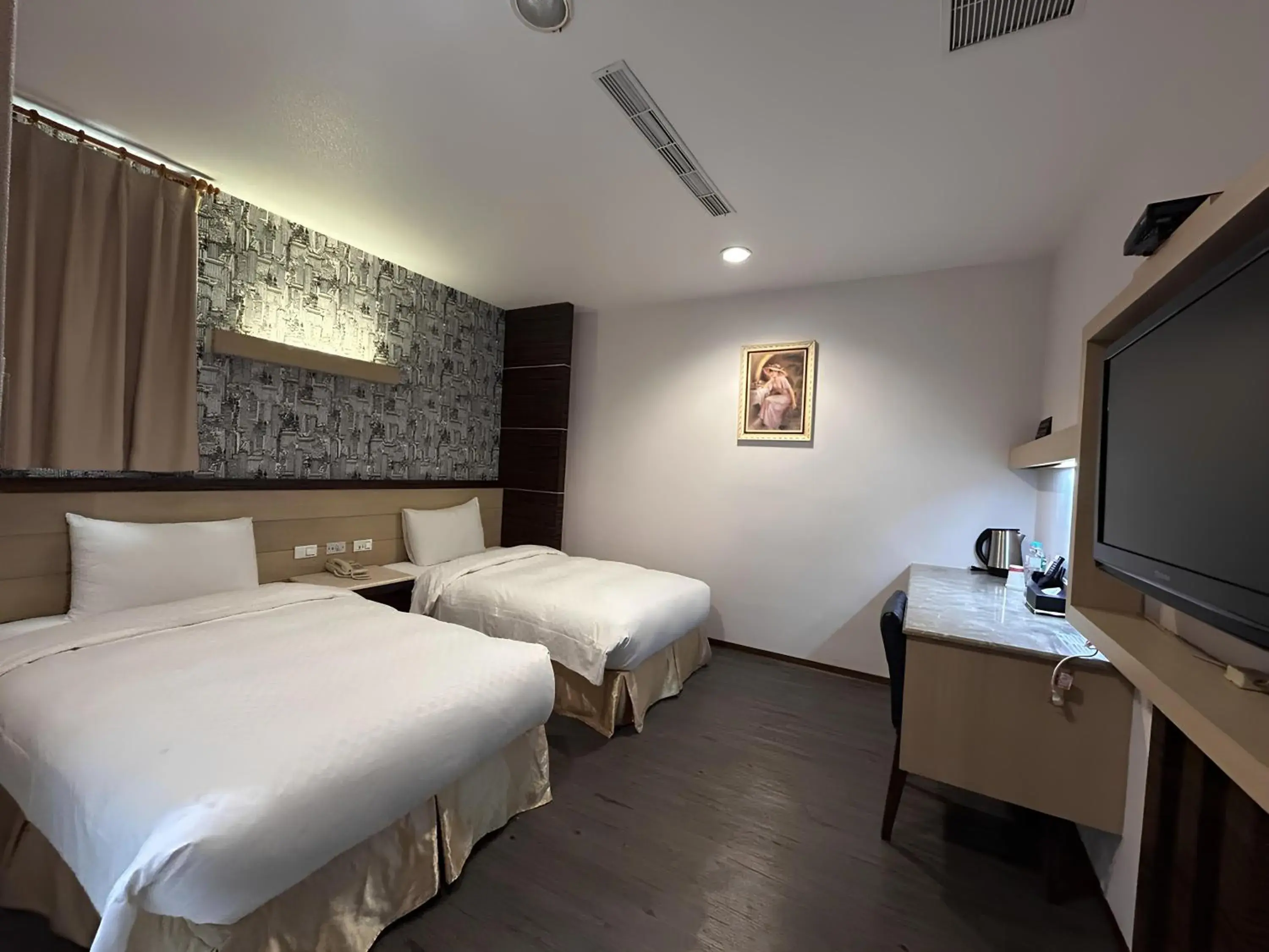Standard Twin Room in 花鄉商旅 左營店 Hua Xiang Hotel-Zuoying Standard Twin Room in 花鄉商旅 左營店 Hua Xiang Hotel-Zuoying
