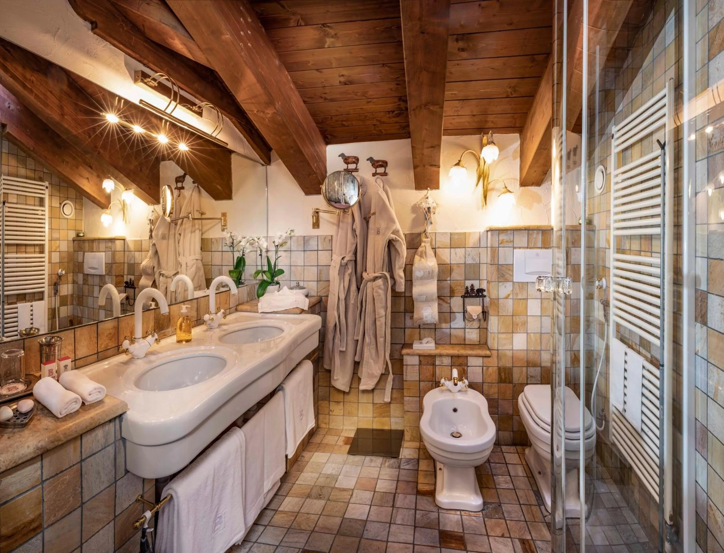 Shower in Bellevue Hotel & SPA