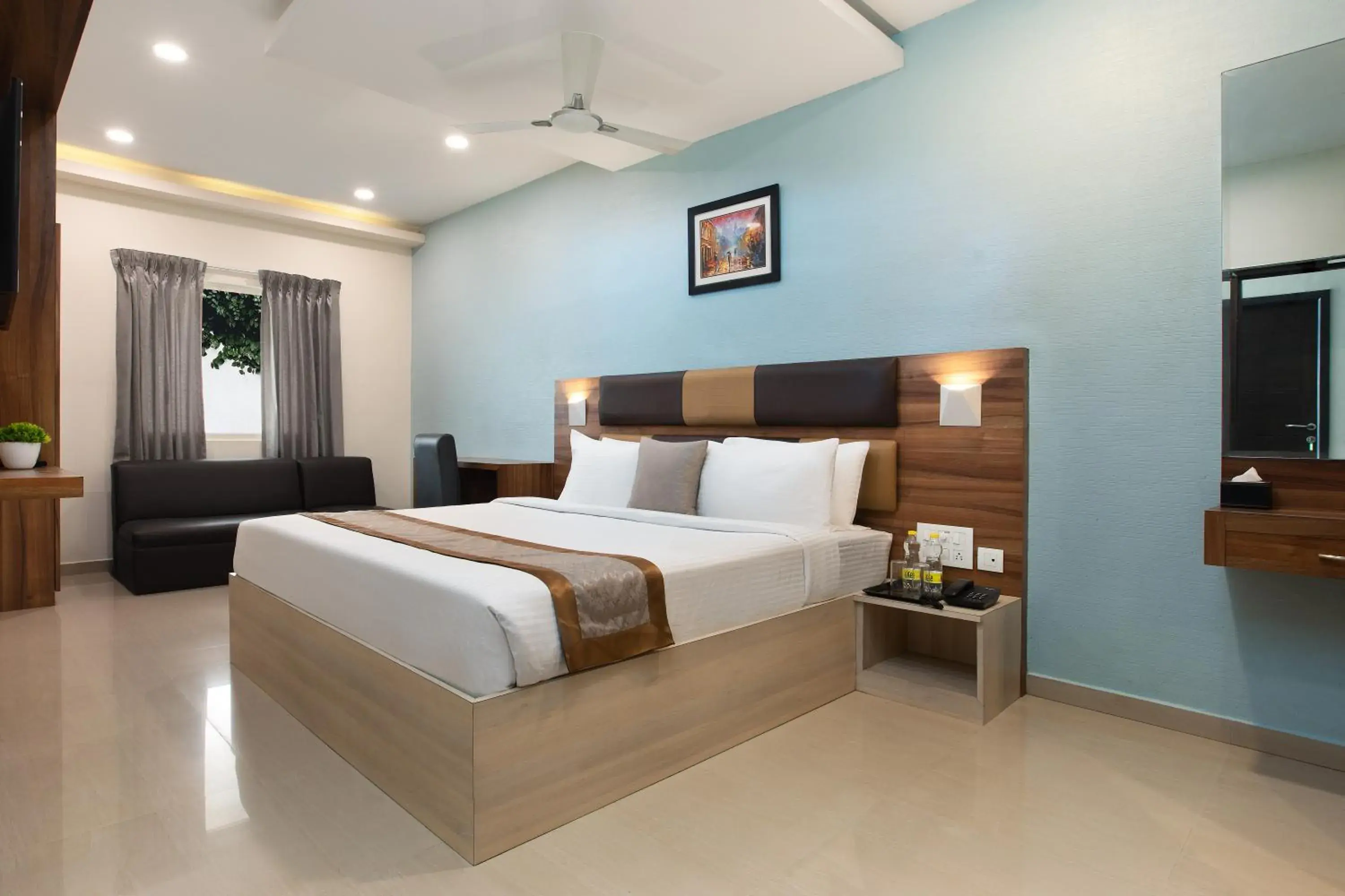 Bed in Grande Inn Trichy Bed in Grande Inn Trichy