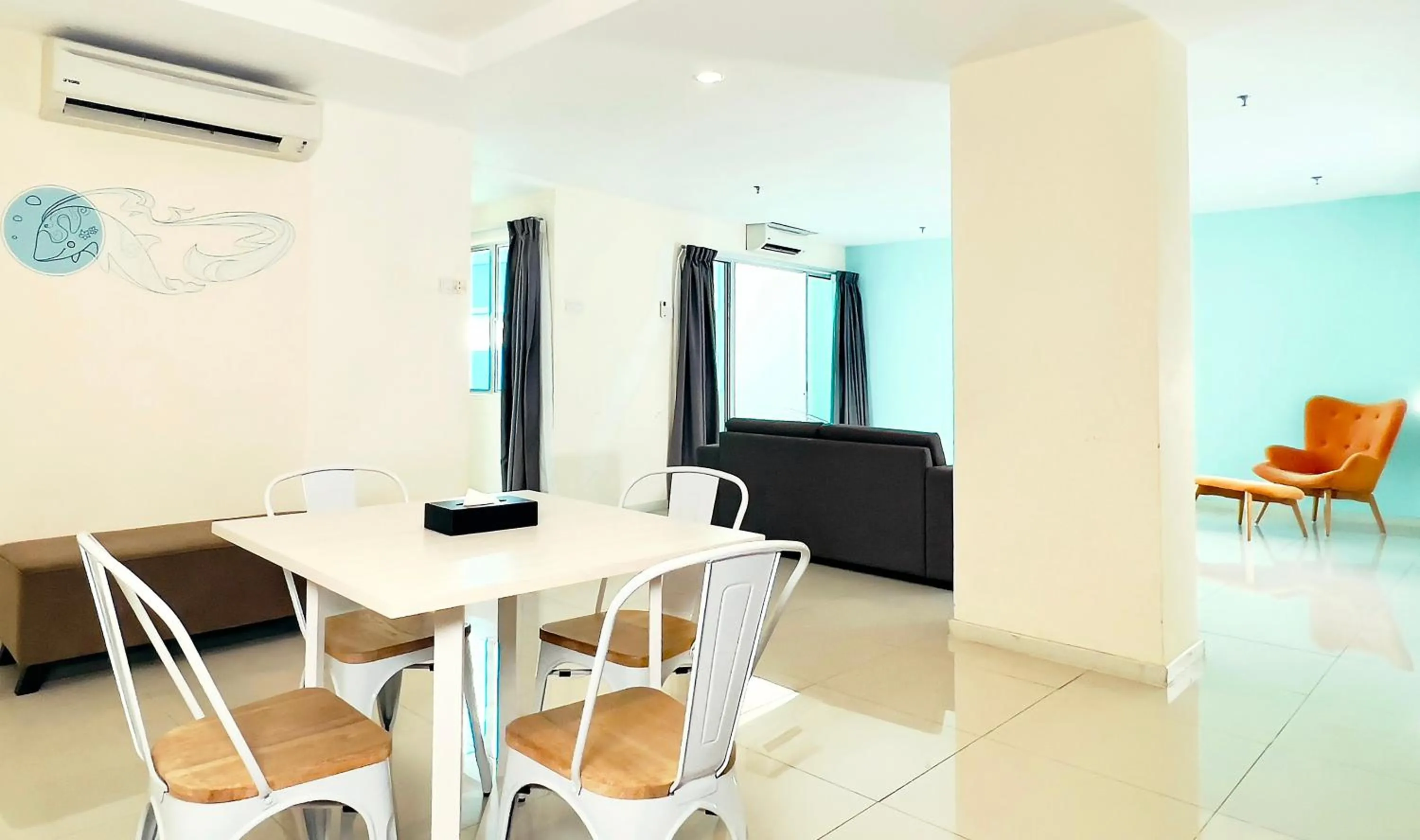 Living room in Marina Island Pangkor Resort & Hotel