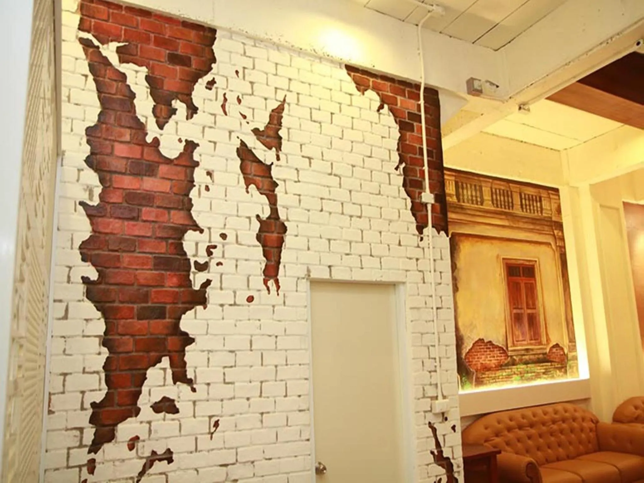 Lobby or reception in Sino Hostel @ Kata