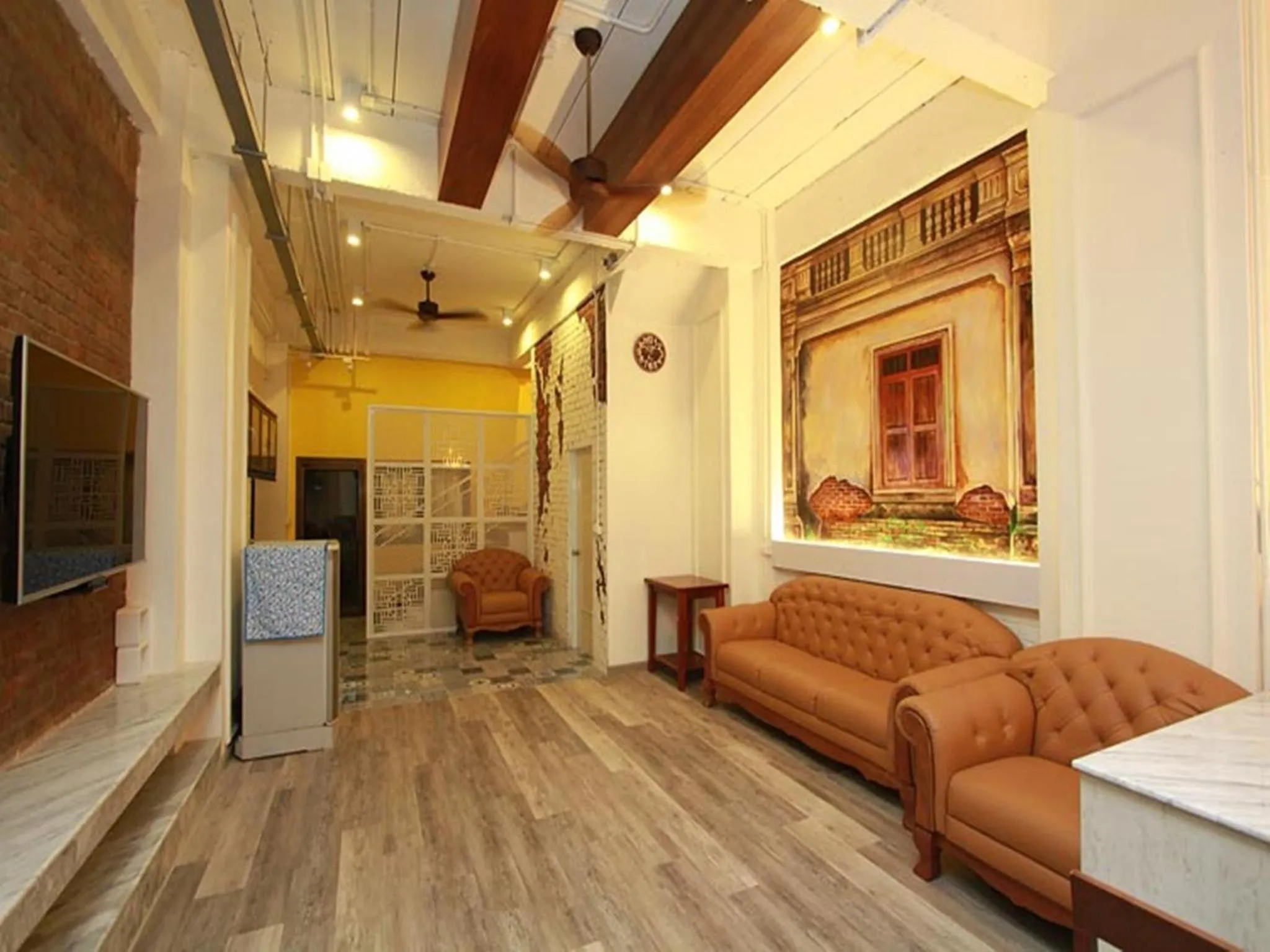 Lobby or reception in Sino Hostel @ Kata