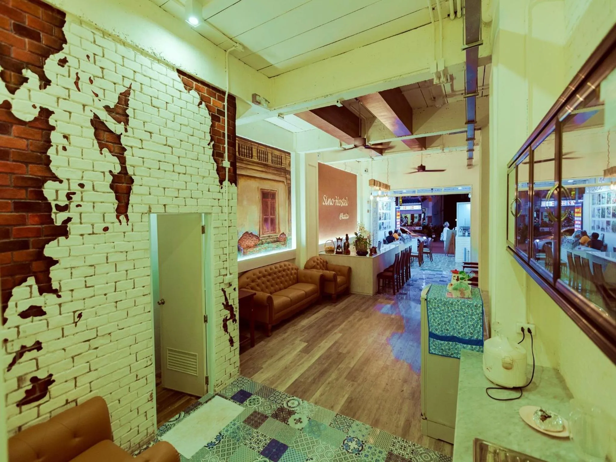 Lobby or reception in Sino Hostel @ Kata