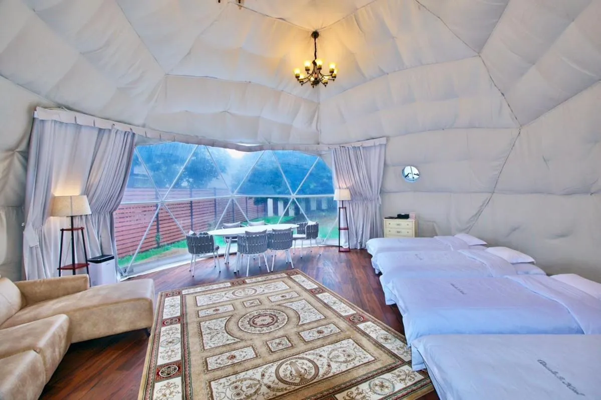 Bed in Ducale Garden Hotel Kujukuri