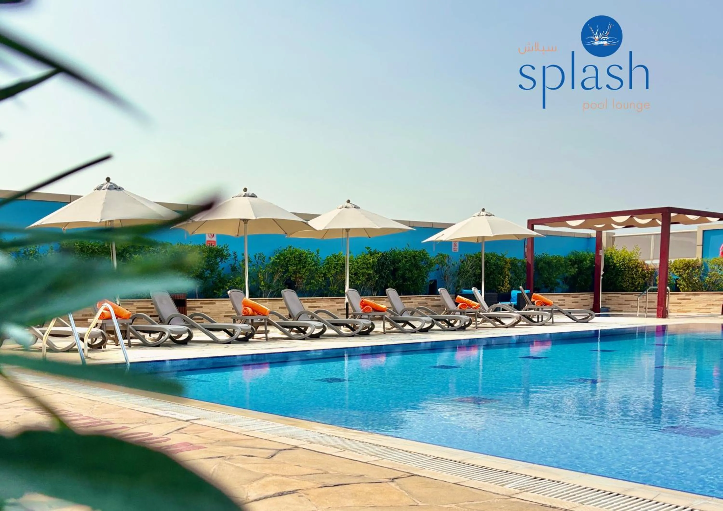 Swimming pool in TIME Grand Plaza Hotel, Dubai Airport