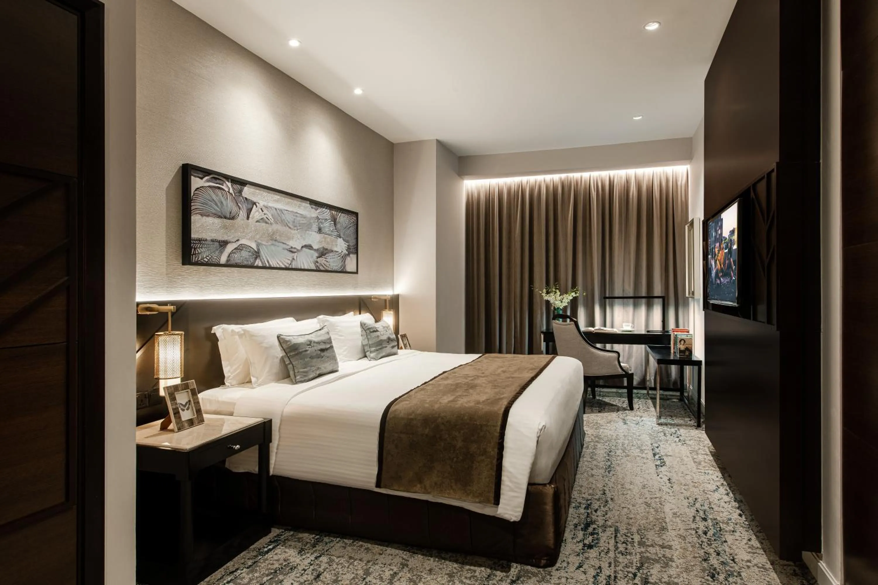 Bed in Ascott Kuala Lumpur