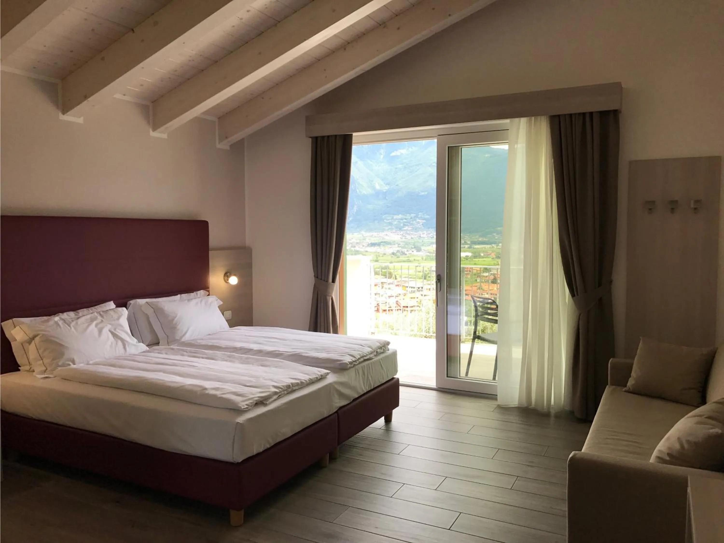 Balcony/Terrace, Bed in Maso Tobel Riva del Garda