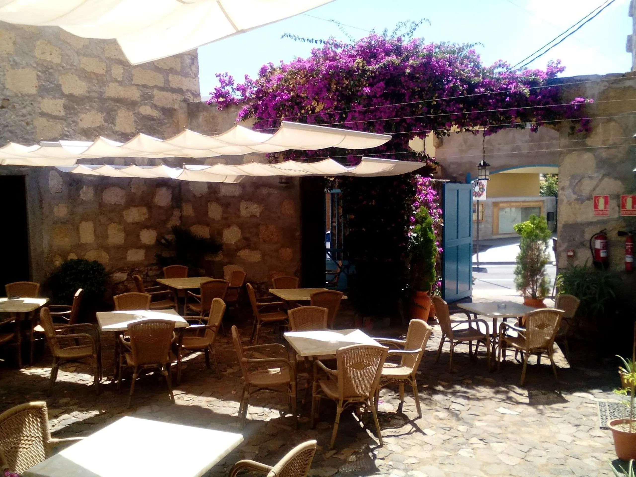 Patio in Hotel Rural 4 Esquinas