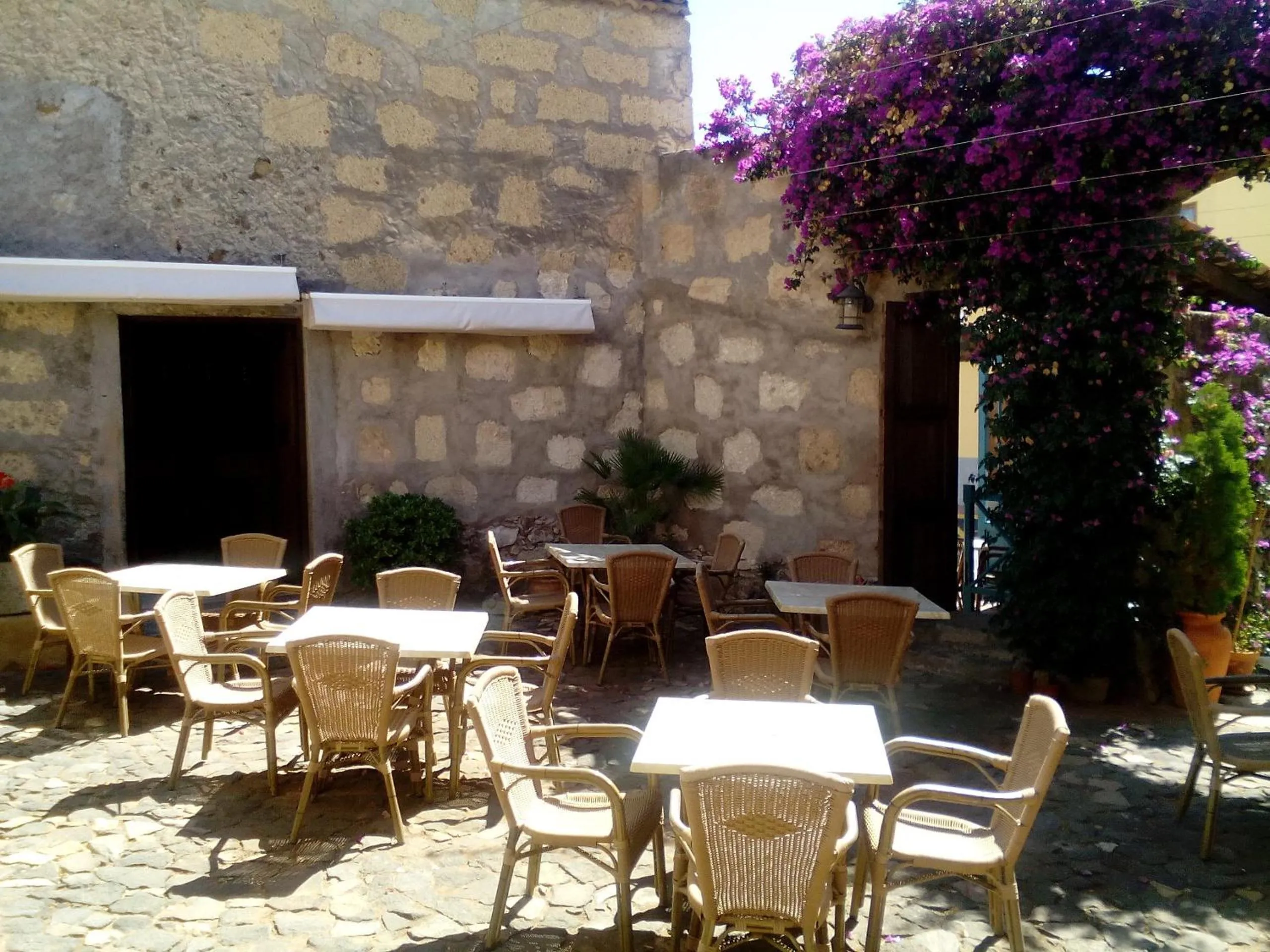 Patio in Hotel Rural 4 Esquinas