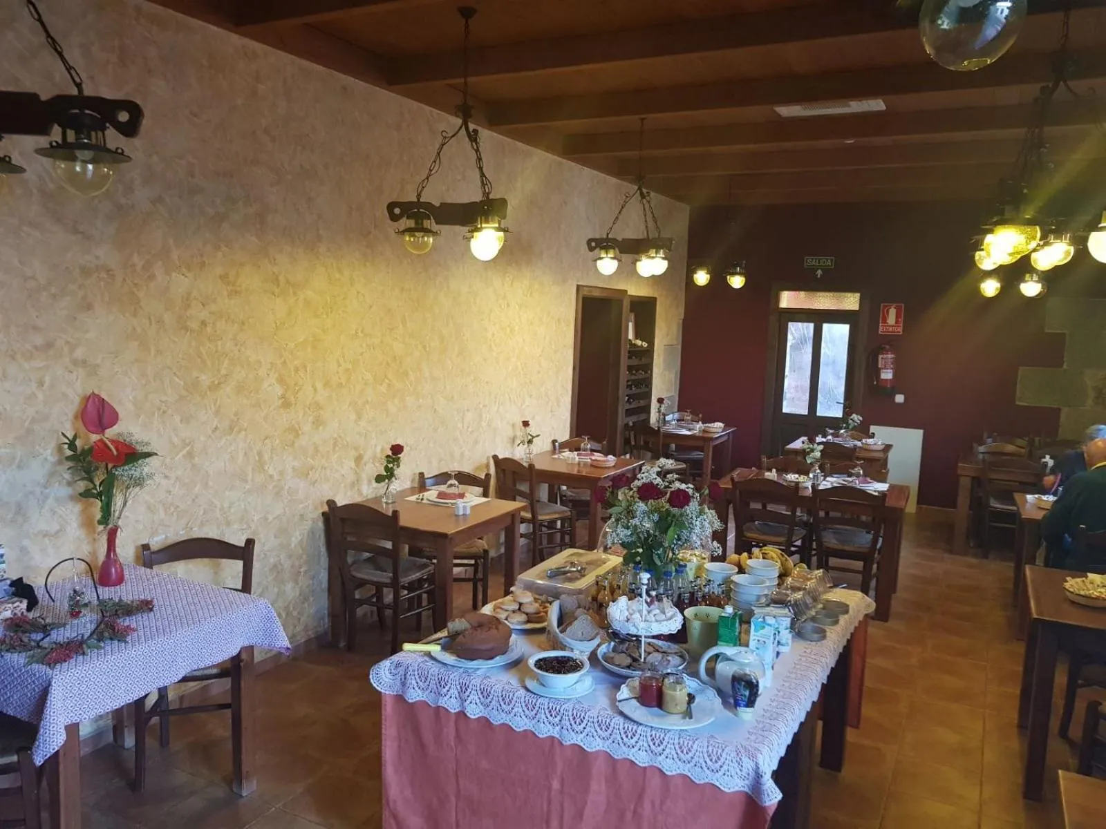 Buffet breakfast in Hotel Rural 4 Esquinas
