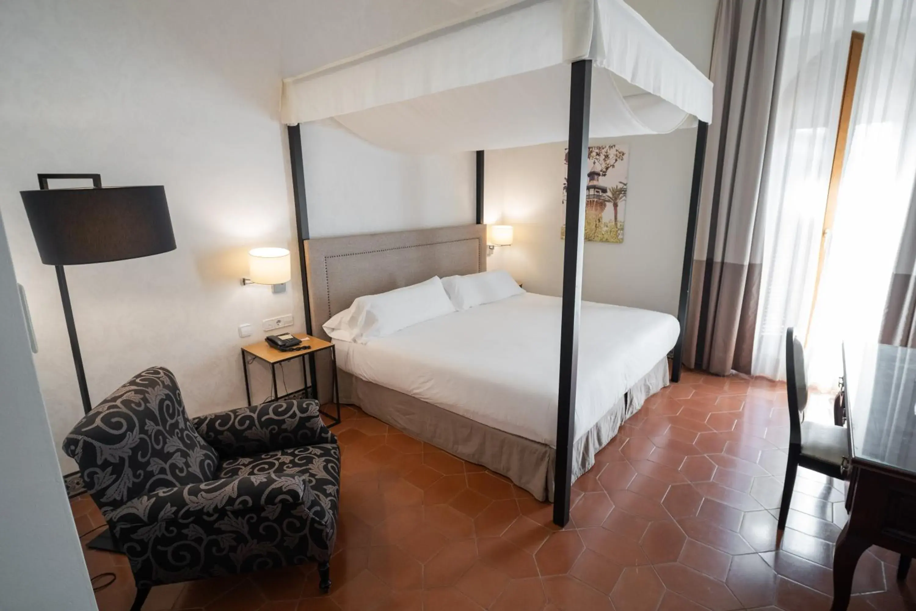 Bed in La Almoraima Hotel Bed in La Almoraima Hotel