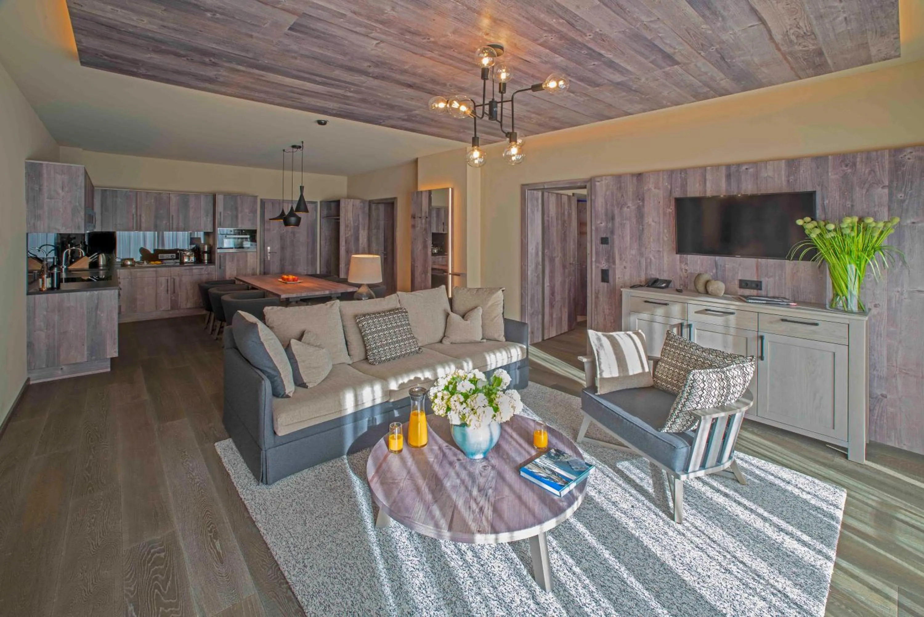 Living room in Mountain Spa Residences