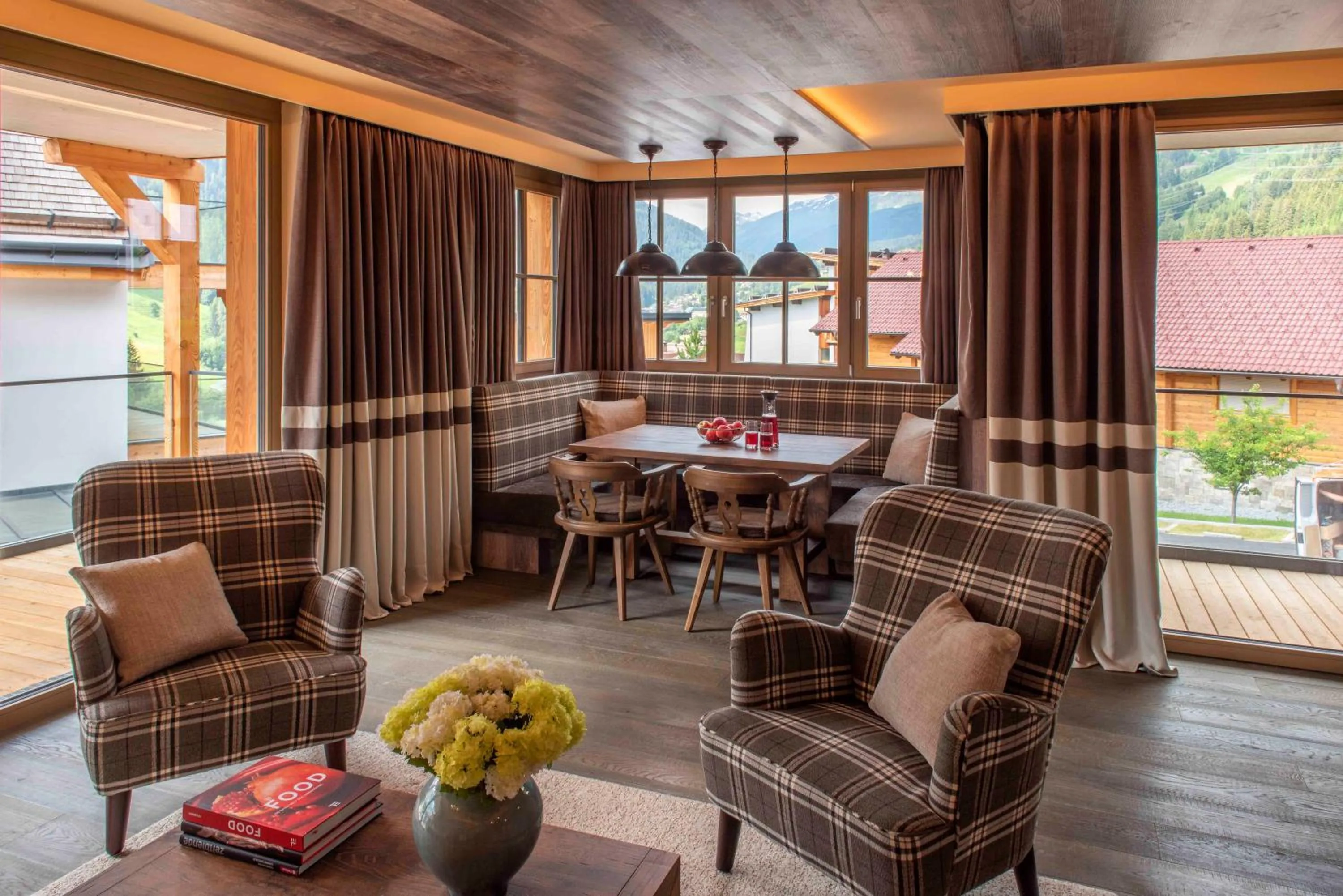 Living room in Mountain Spa Residences