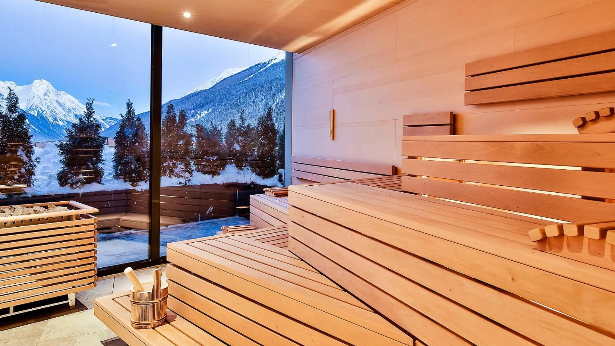 Sauna in Mountain Spa Residences