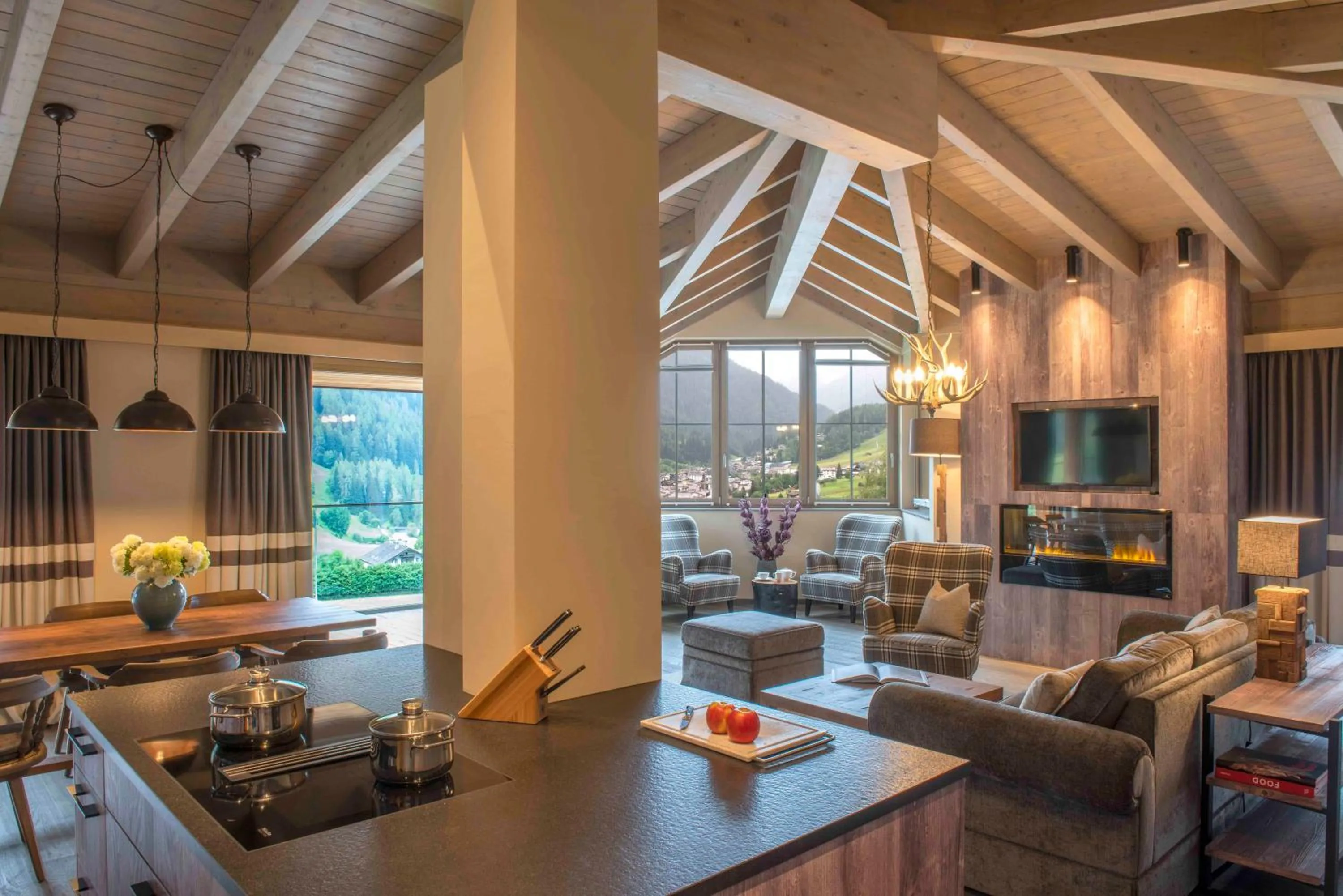 Living room in Mountain Spa Residences