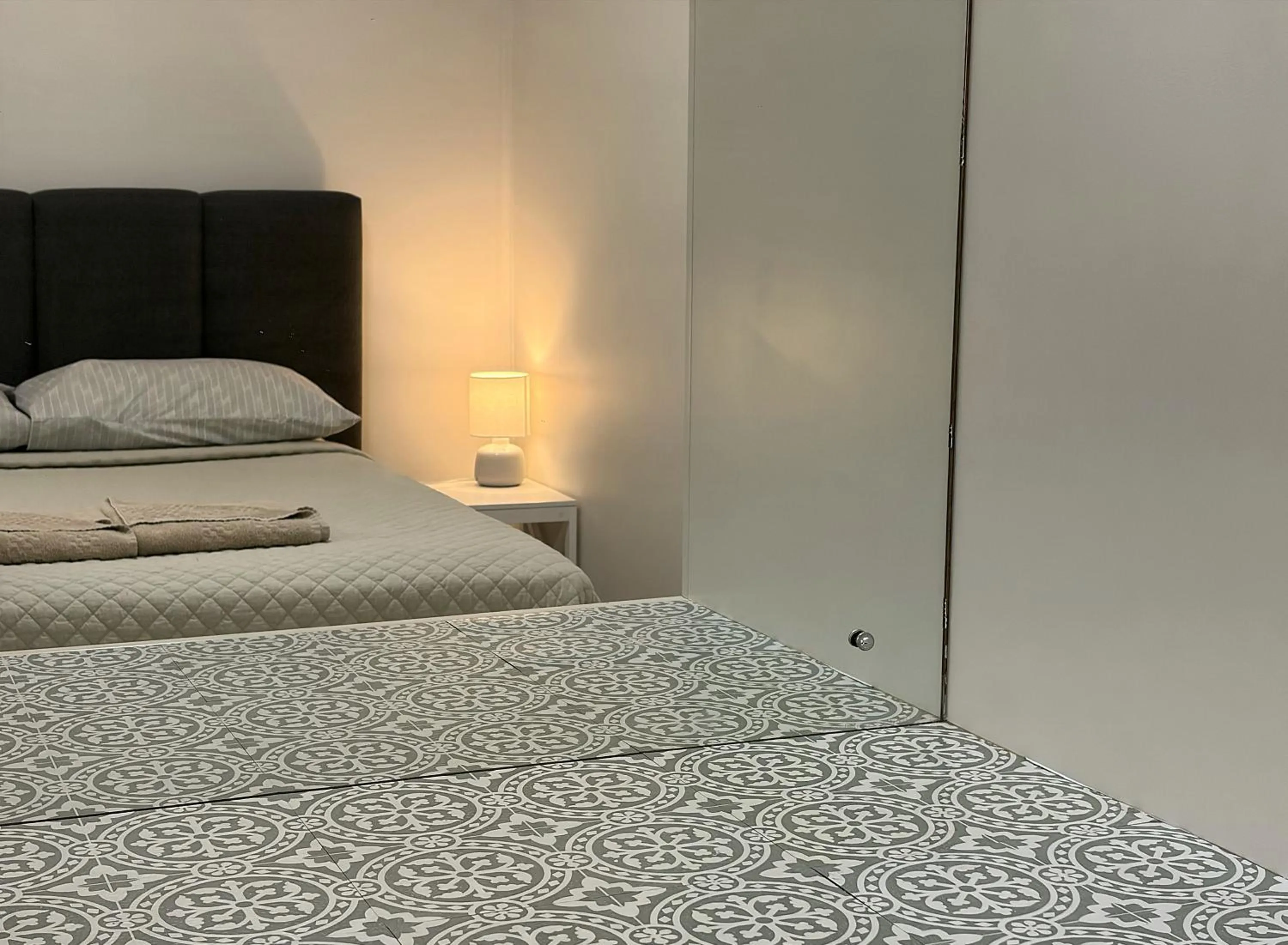 Bed in Sunset Beach Holiday Park