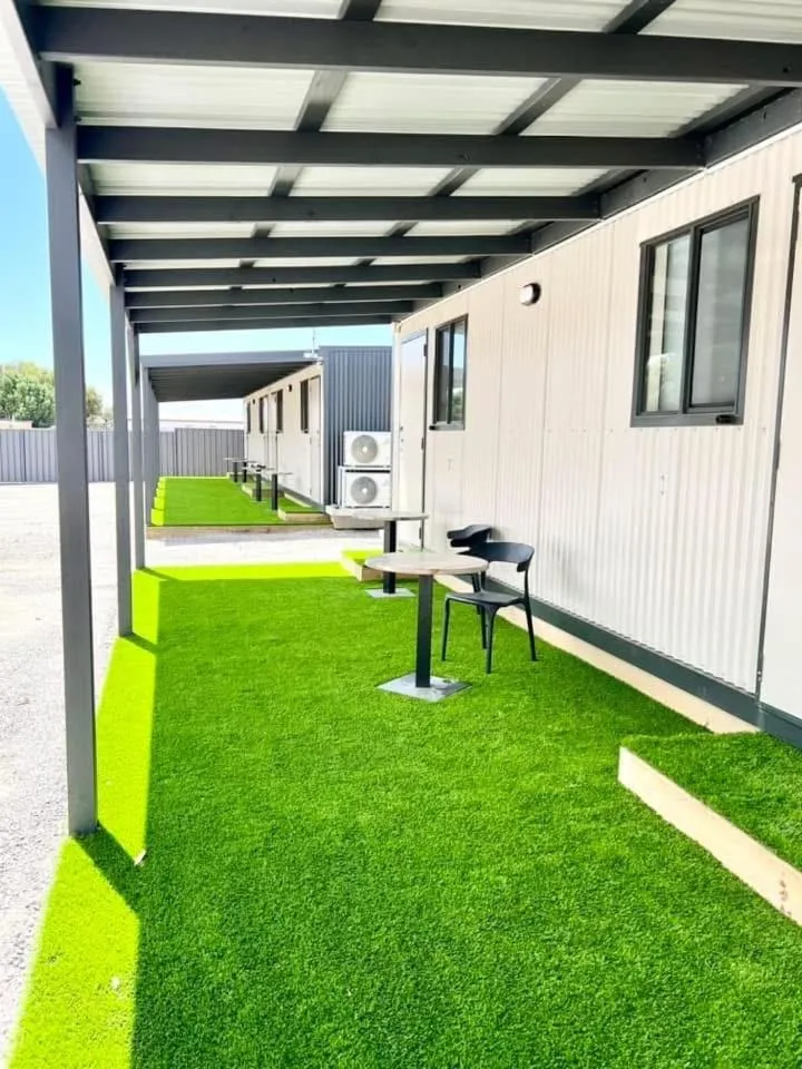 Patio in Sunset Beach Holiday Park