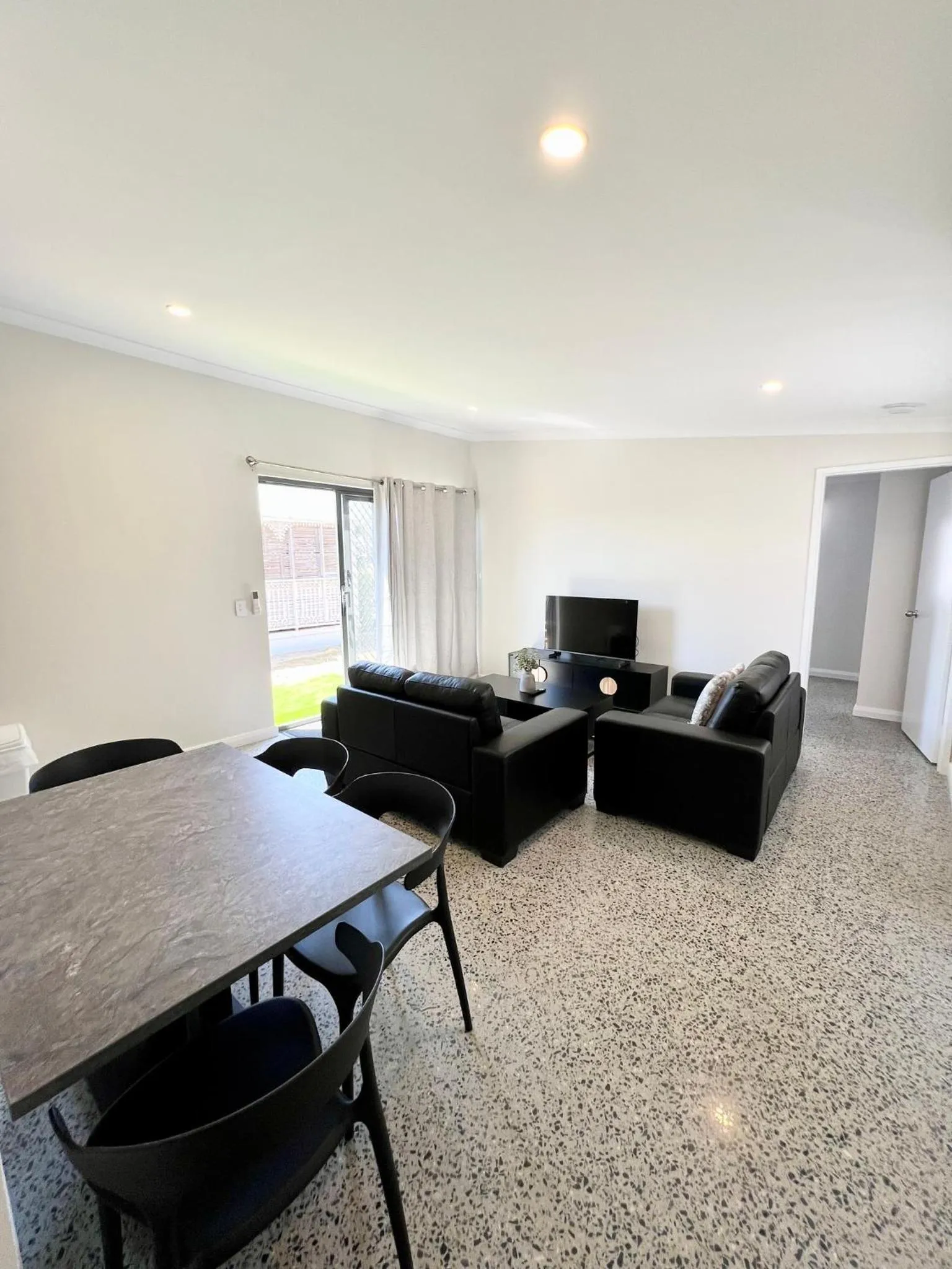 Living room in Sunset Beach Holiday Park