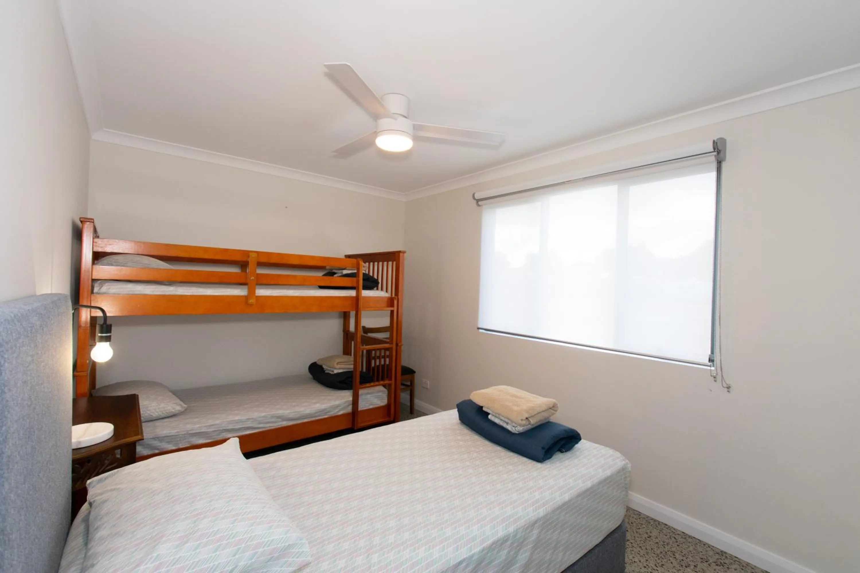 Bed in Sunset Beach Holiday Park