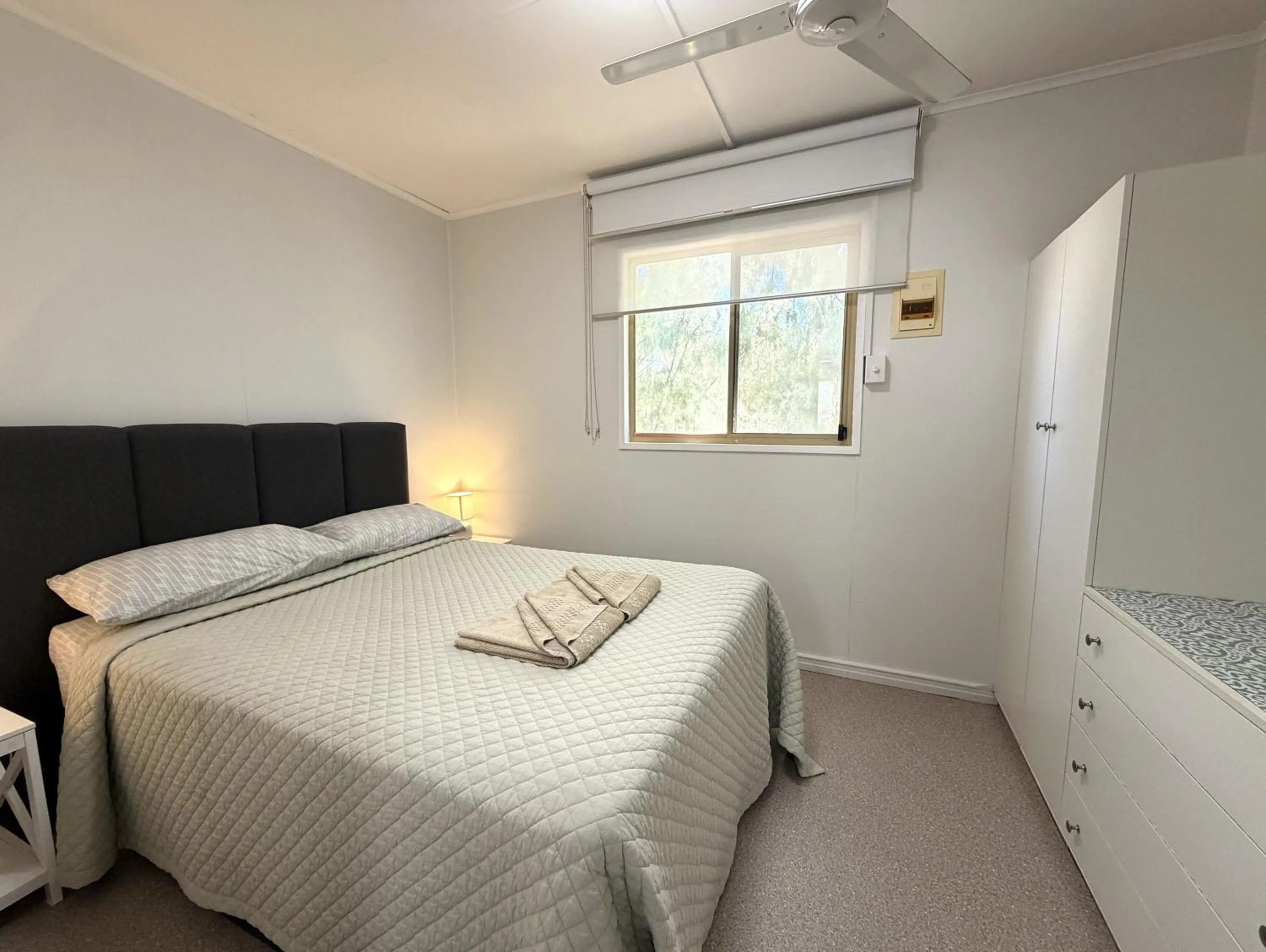 Bed in Sunset Beach Holiday Park