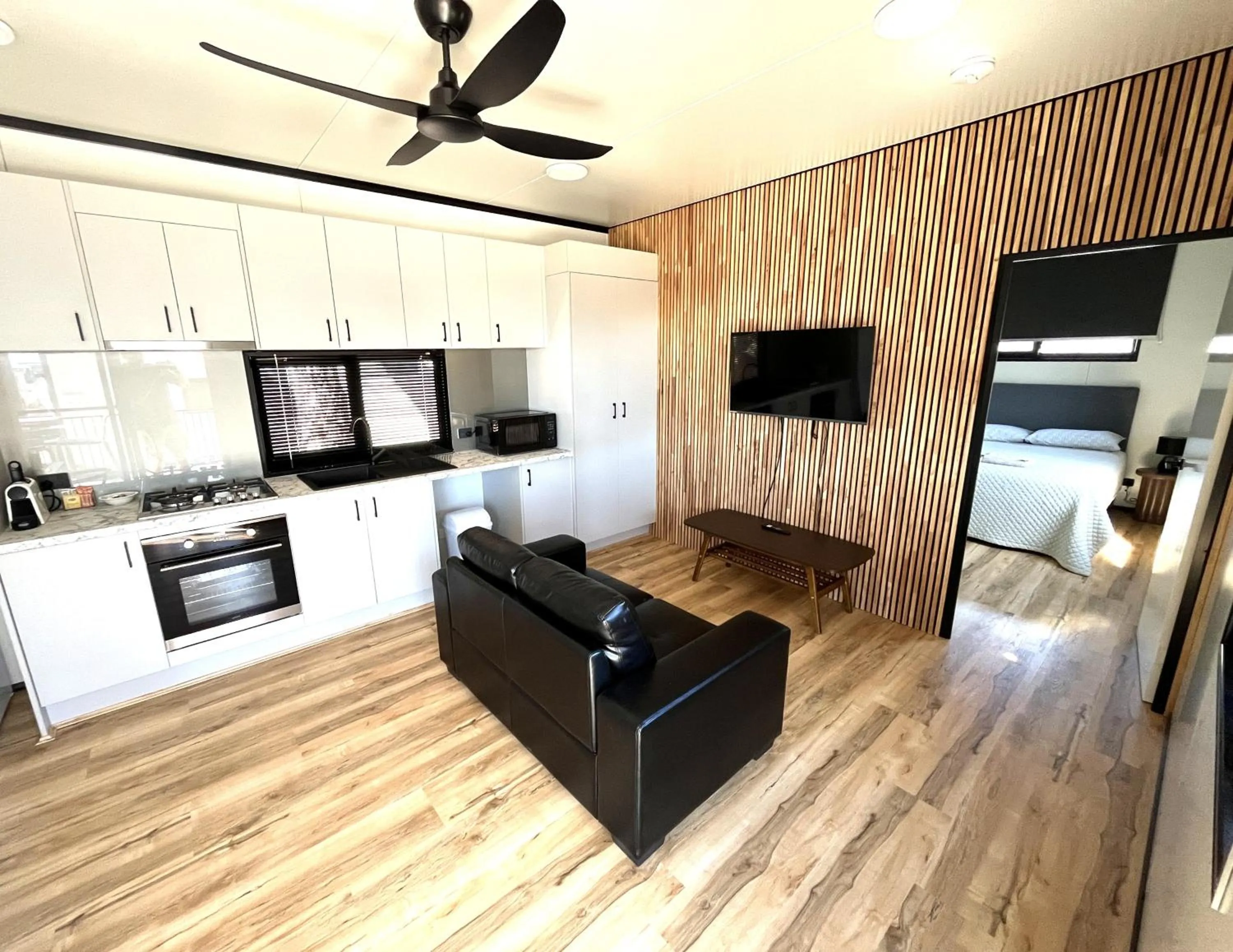 Kitchen or kitchenette in Sunset Beach Holiday Park