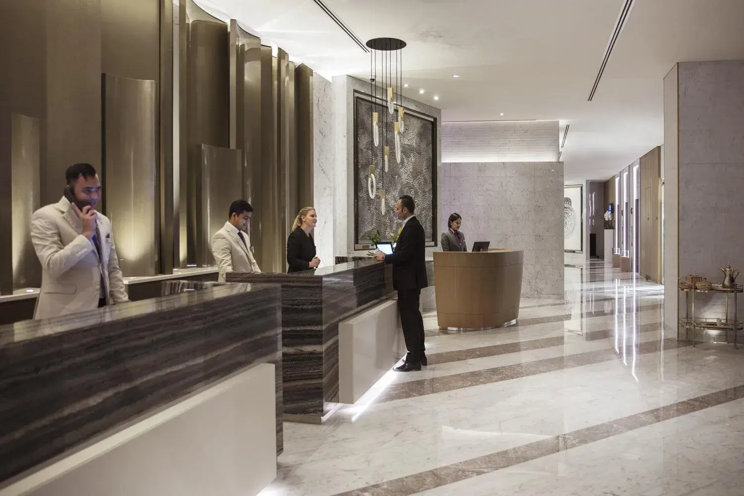 Lobby or reception in Al Bandar Rotana – Dubai Creek Lobby or reception in Al Bandar Rotana – Dubai Creek