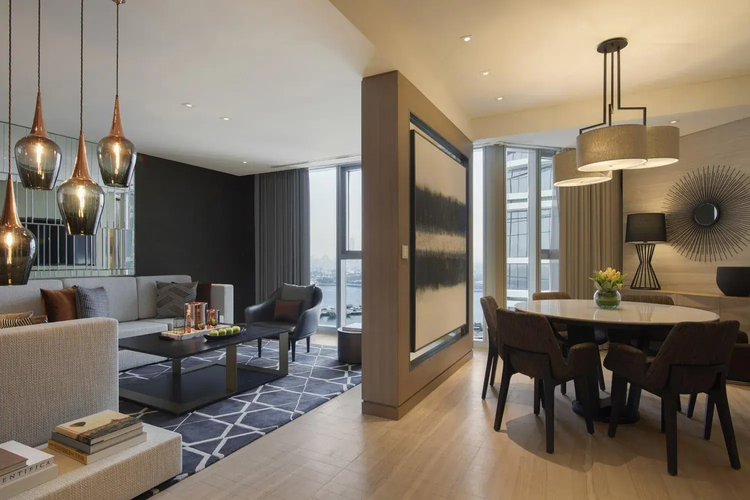 Living room in Al Bandar Rotana – Dubai Creek Living room in Al Bandar Rotana – Dubai Creek