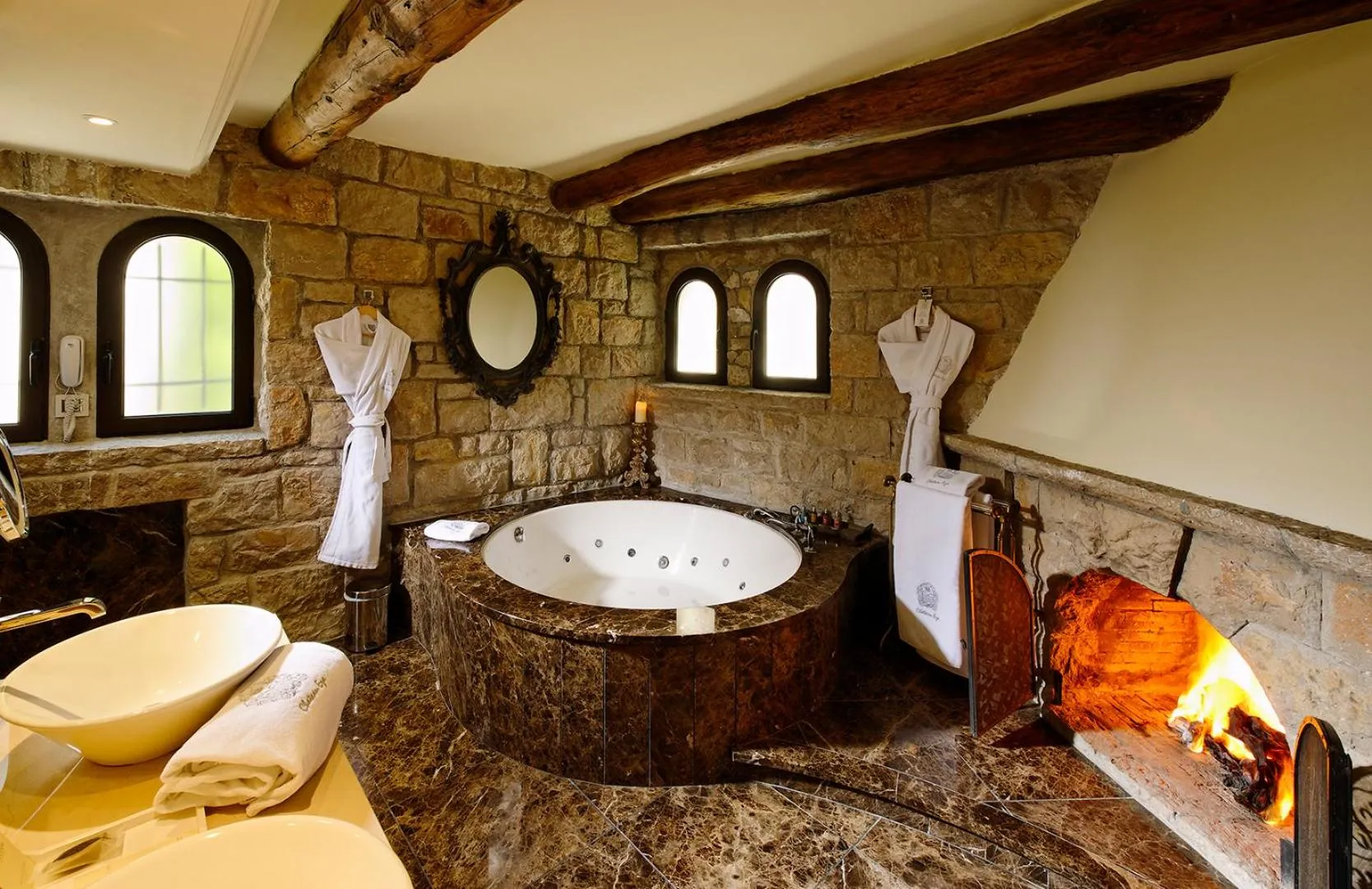 Bathroom in Chateau Eza