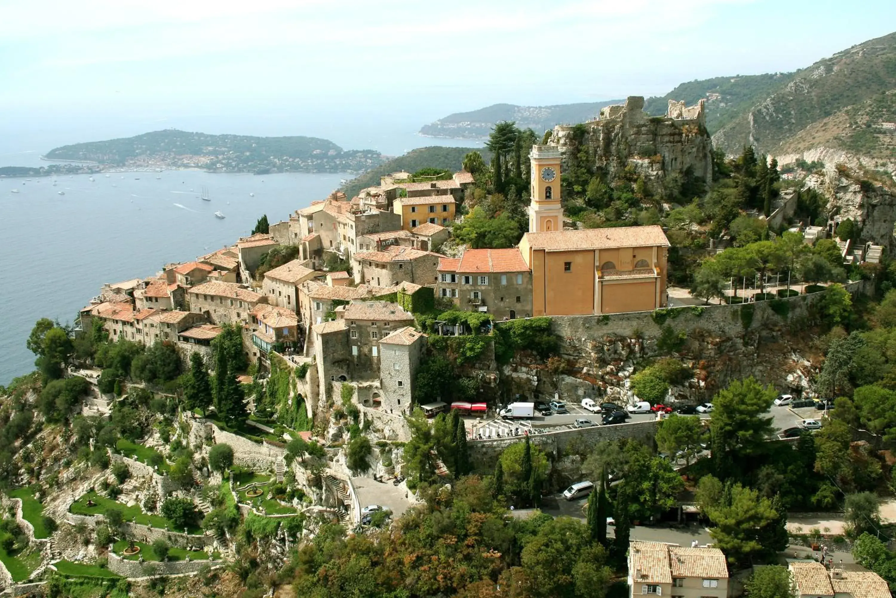 City view in Chateau Eza City view in Chateau Eza