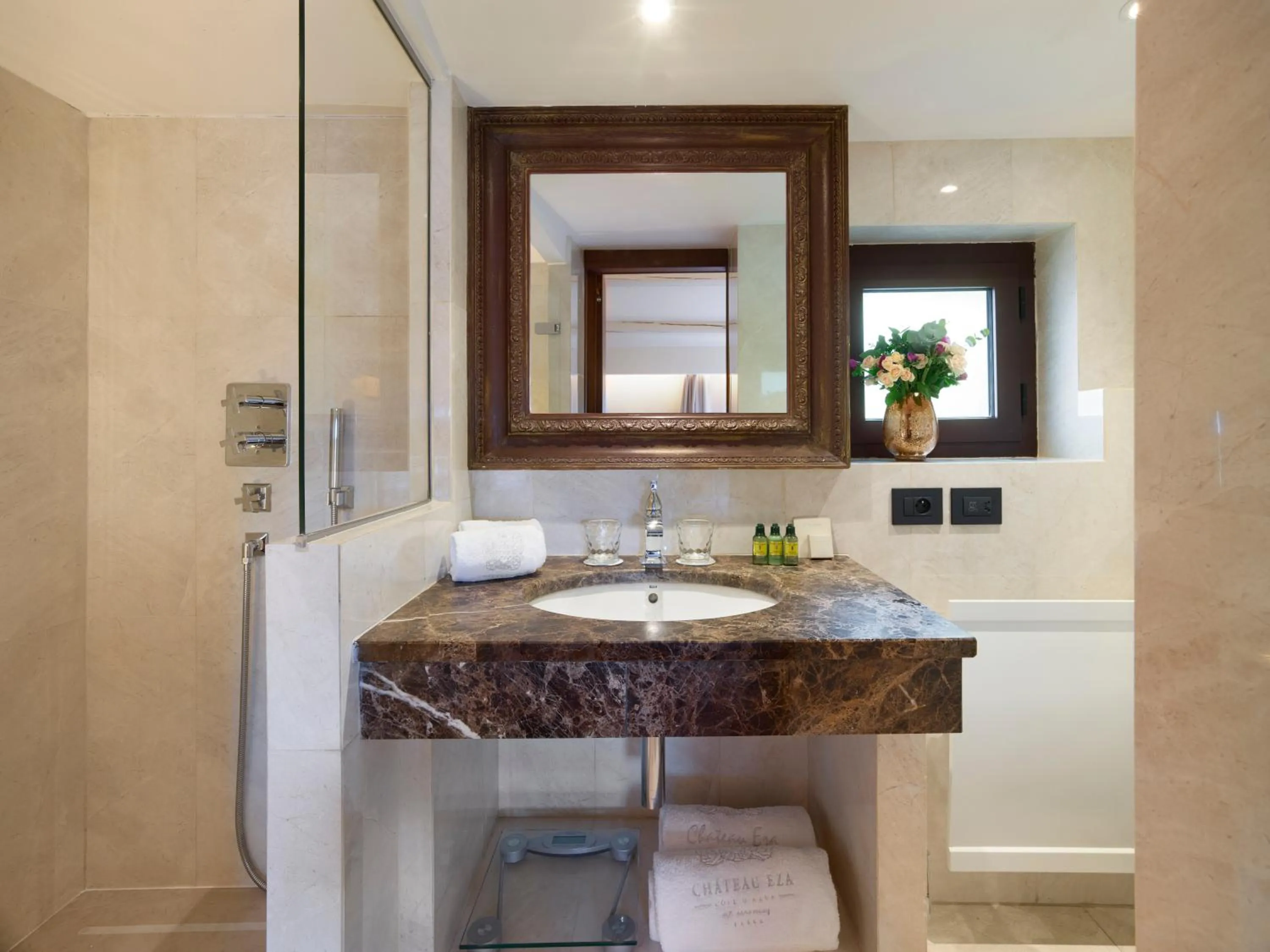 Bathroom in Chateau Eza