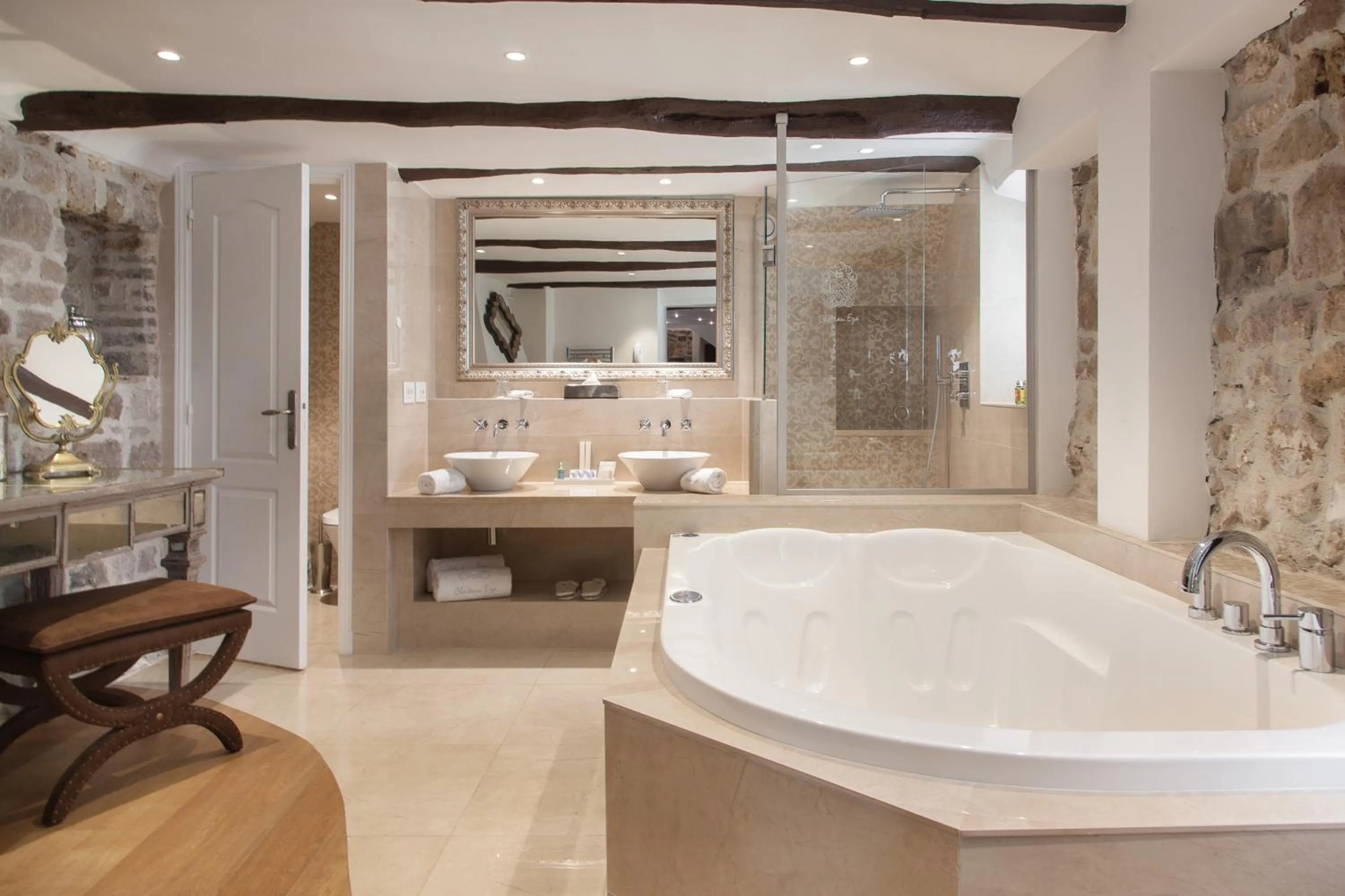 Bathroom in Chateau Eza