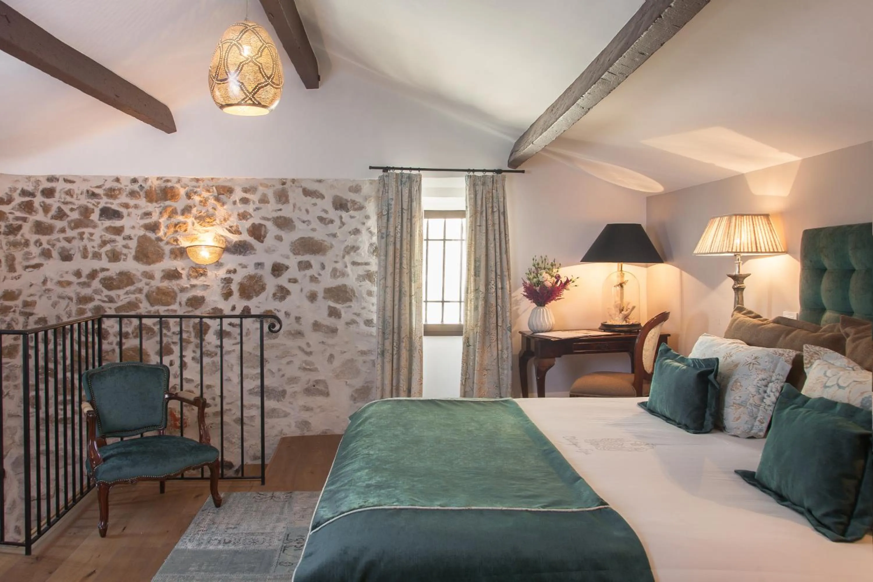 Photo of the whole room, Bed in Chateau Eza