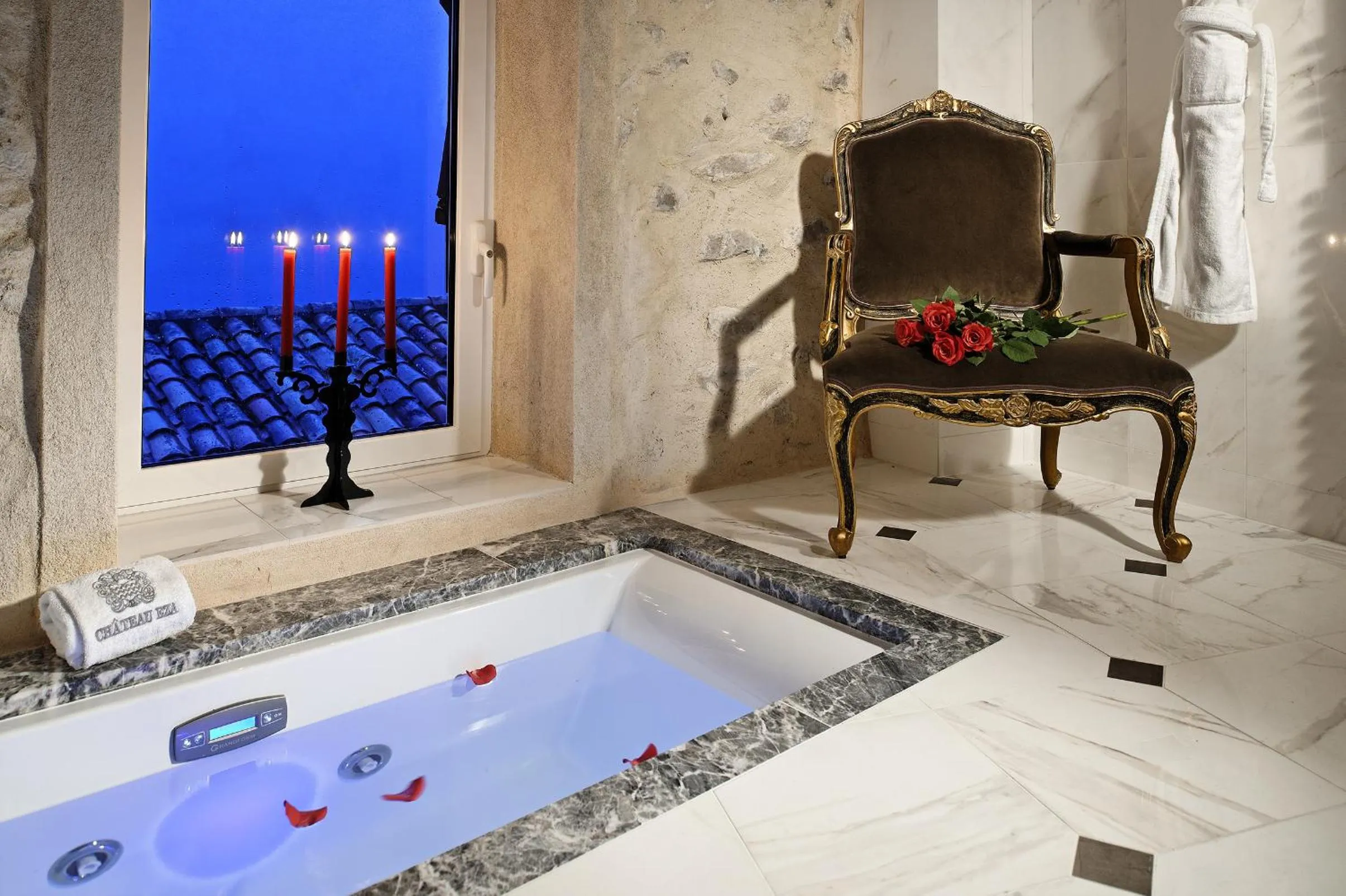 Bathroom in Chateau Eza