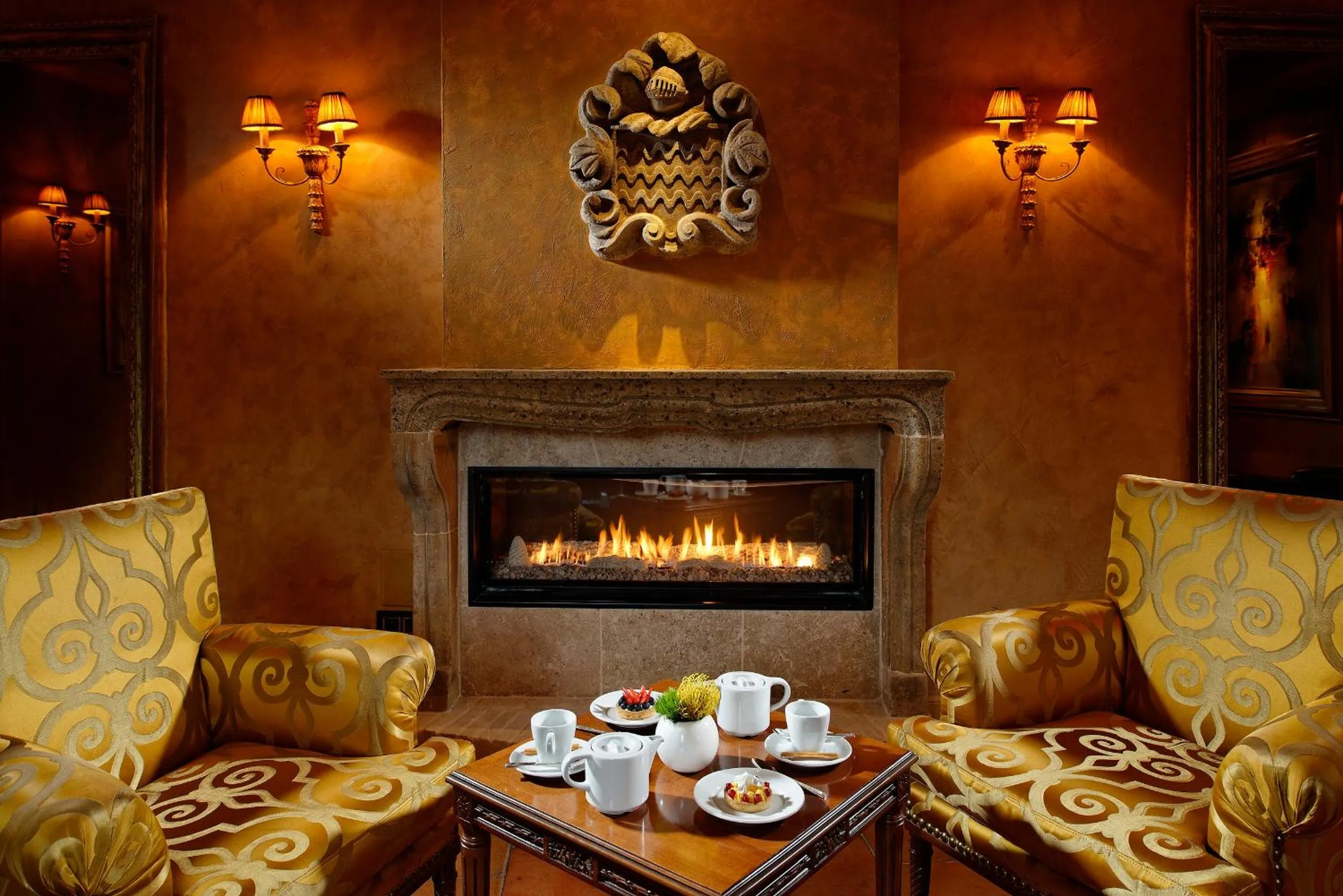 Lounge or bar in Chateau Eza