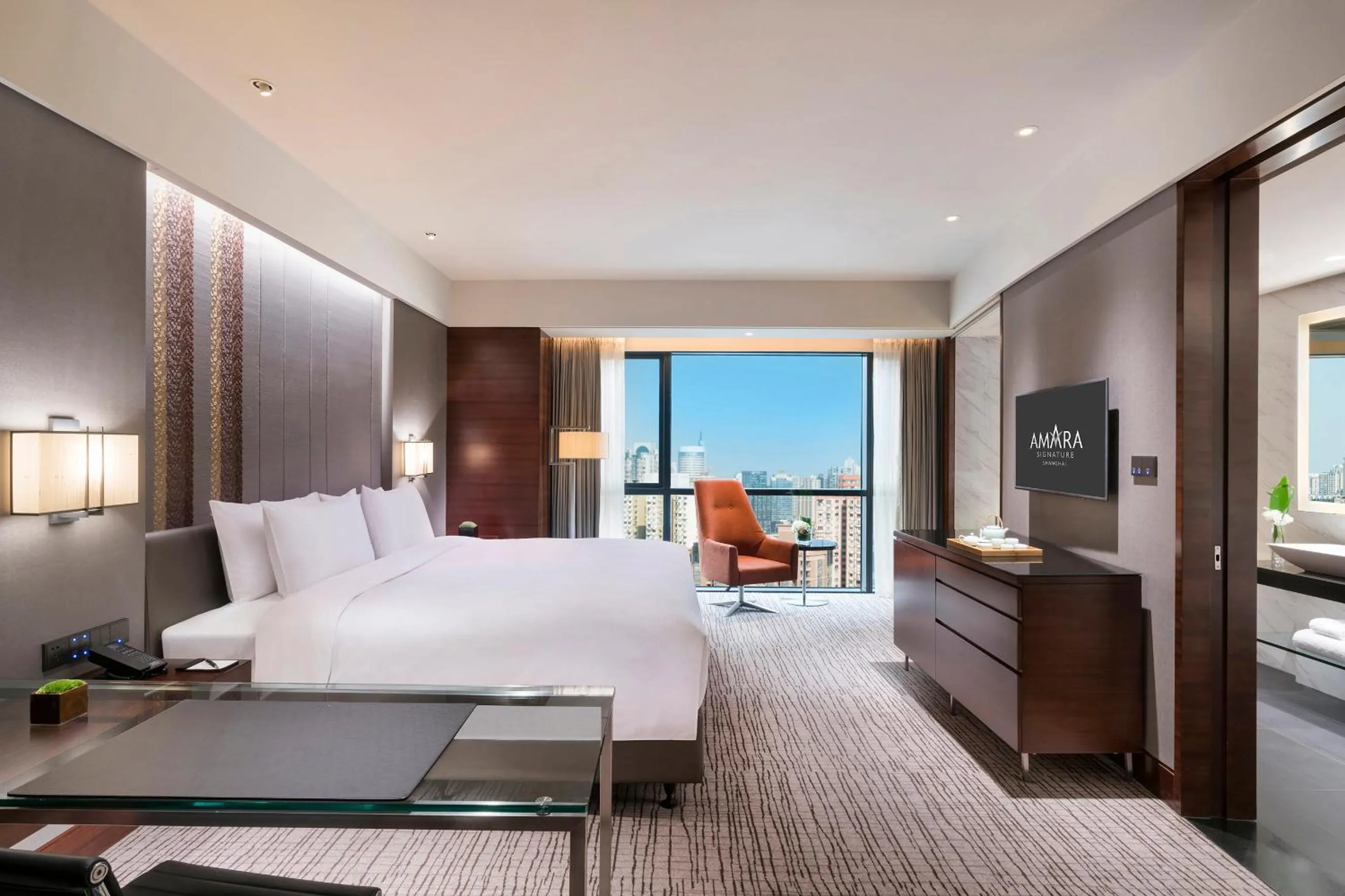 Photo of the whole room, Bed in Amara Shanghai