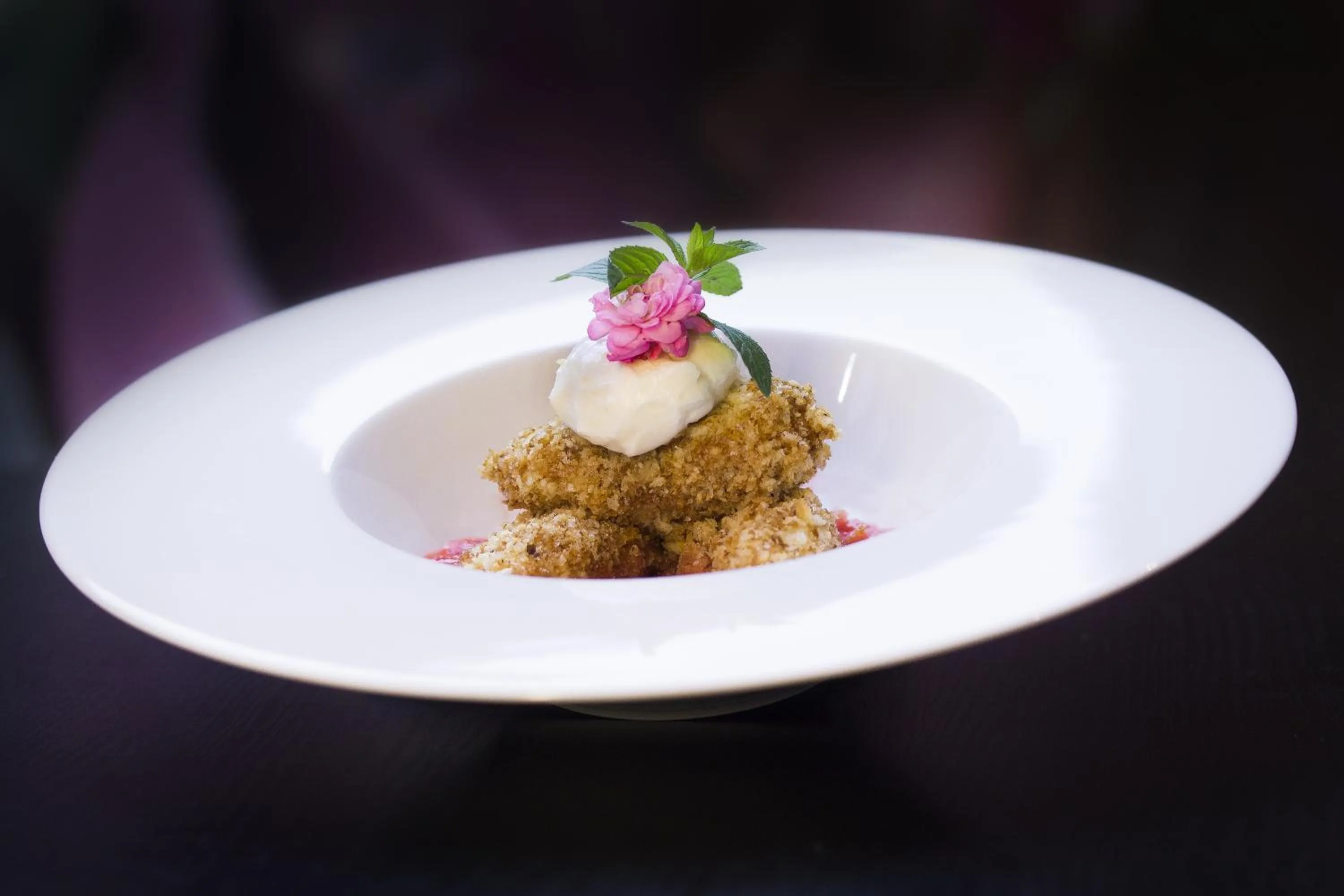 Food close-up in Hotel U Kříže