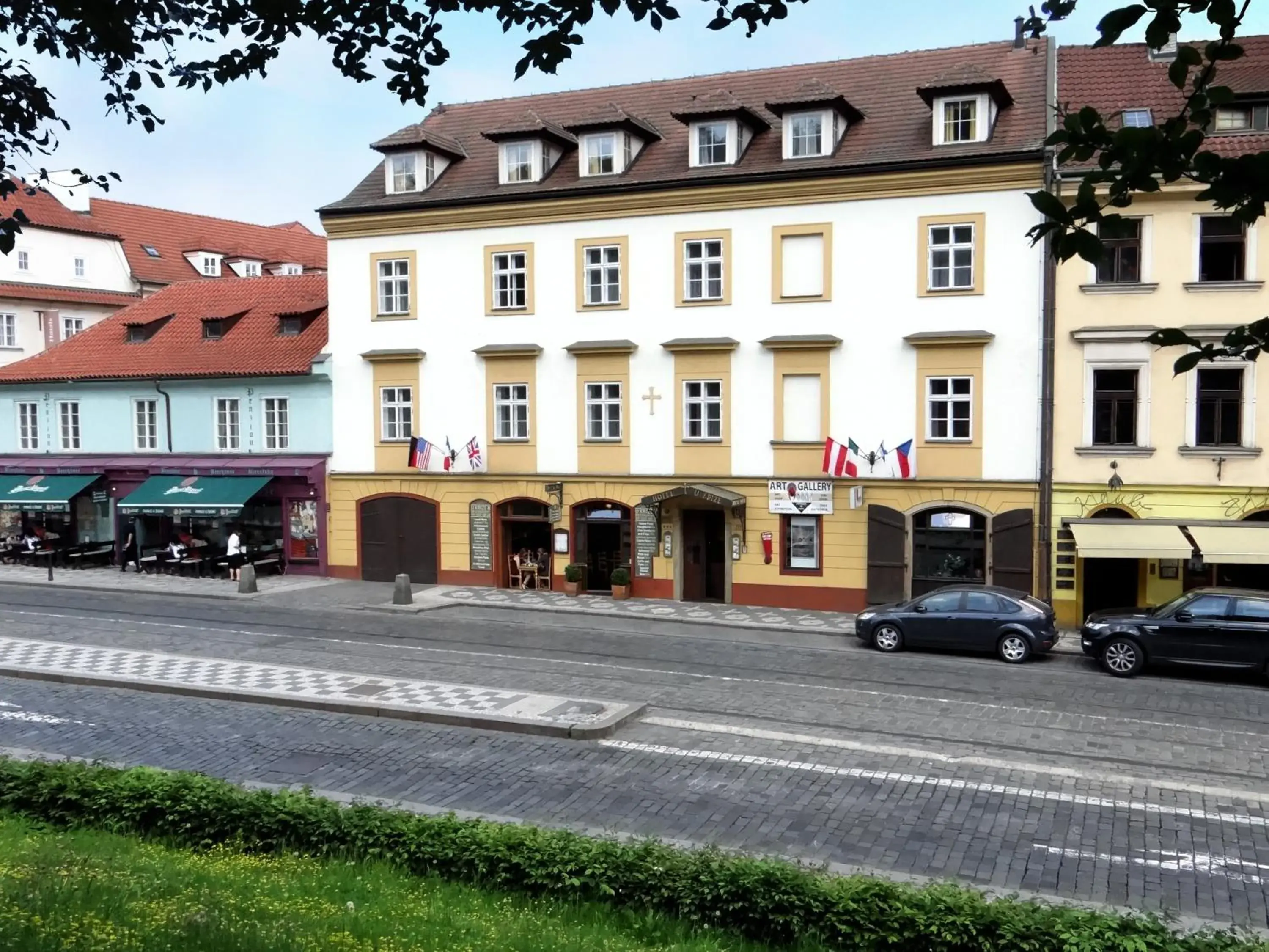 Bird's eye view, Property Building in Hotel U Krize