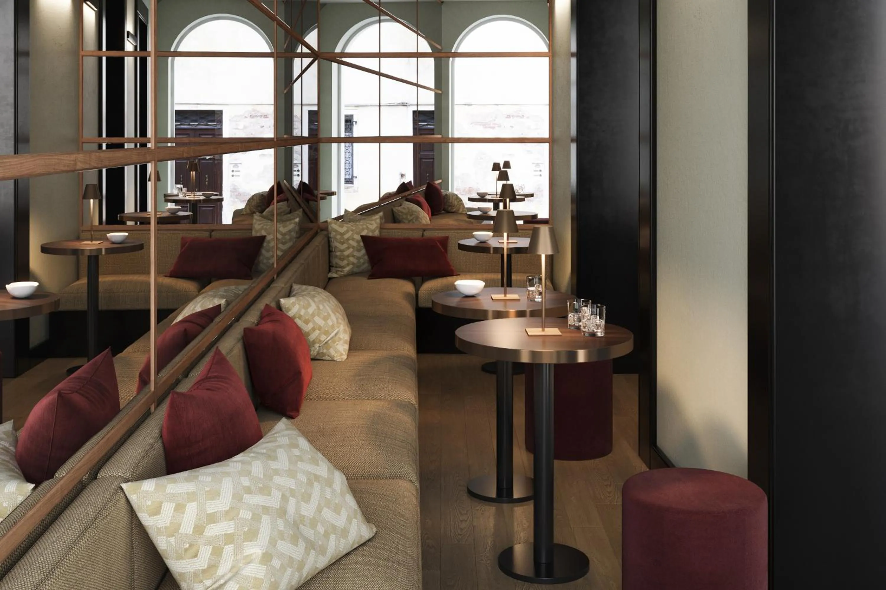 Lounge or bar in NH Collection Palermo Palazzo Sitano